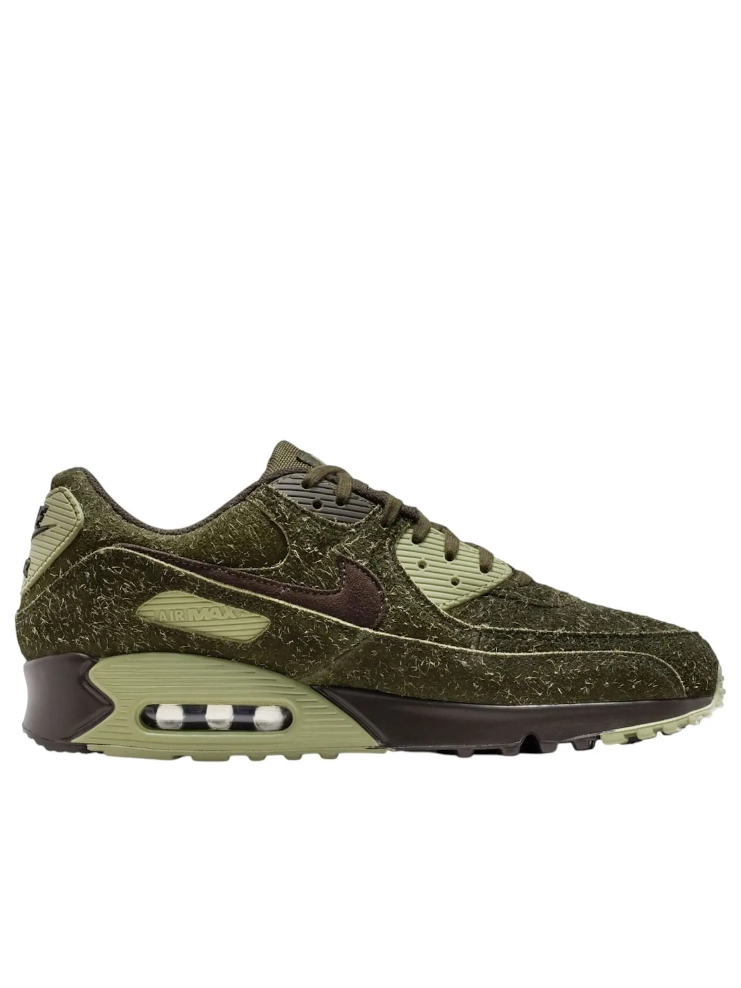 Кроссовки Nike Air Max 90 'Skunk' — изображение 2 из 6, зеленый