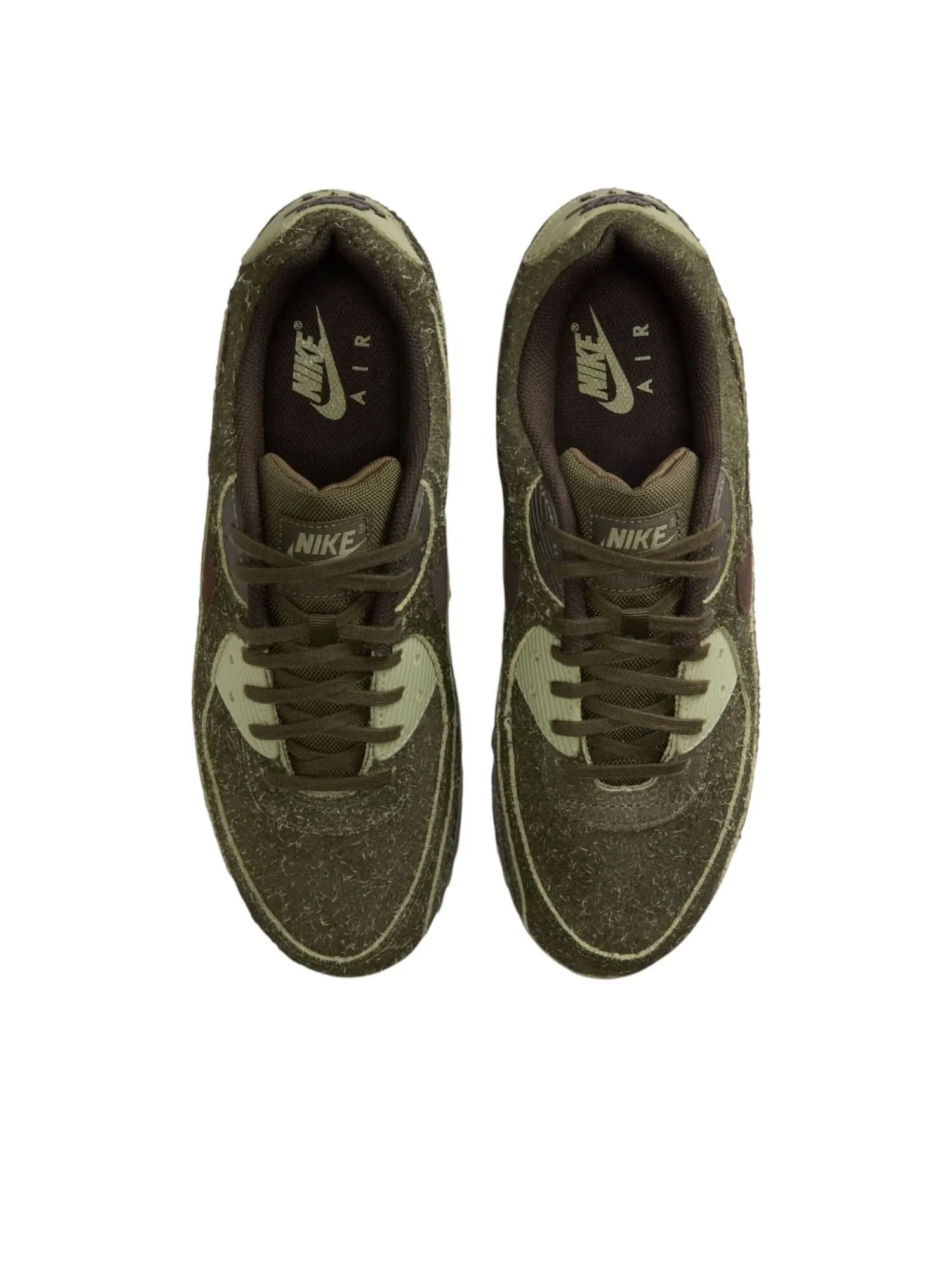 Кроссовки Nike Air Max 90 'Skunk' — изображение 4 из 6, зеленый