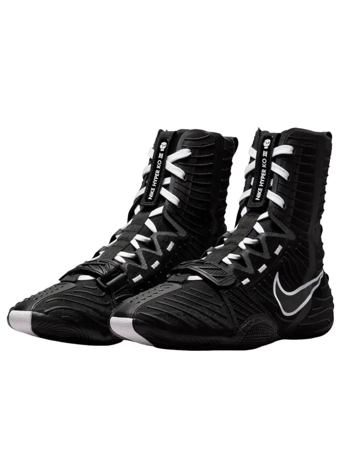 Кроссовки Nike HyperKO 3 'Black White' — изображение 3 из 6, черный