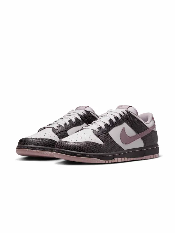 Кроссовки dunk low se 'snakeskin' Nike — изображение 3 из 4, серый/серый/платиновый
