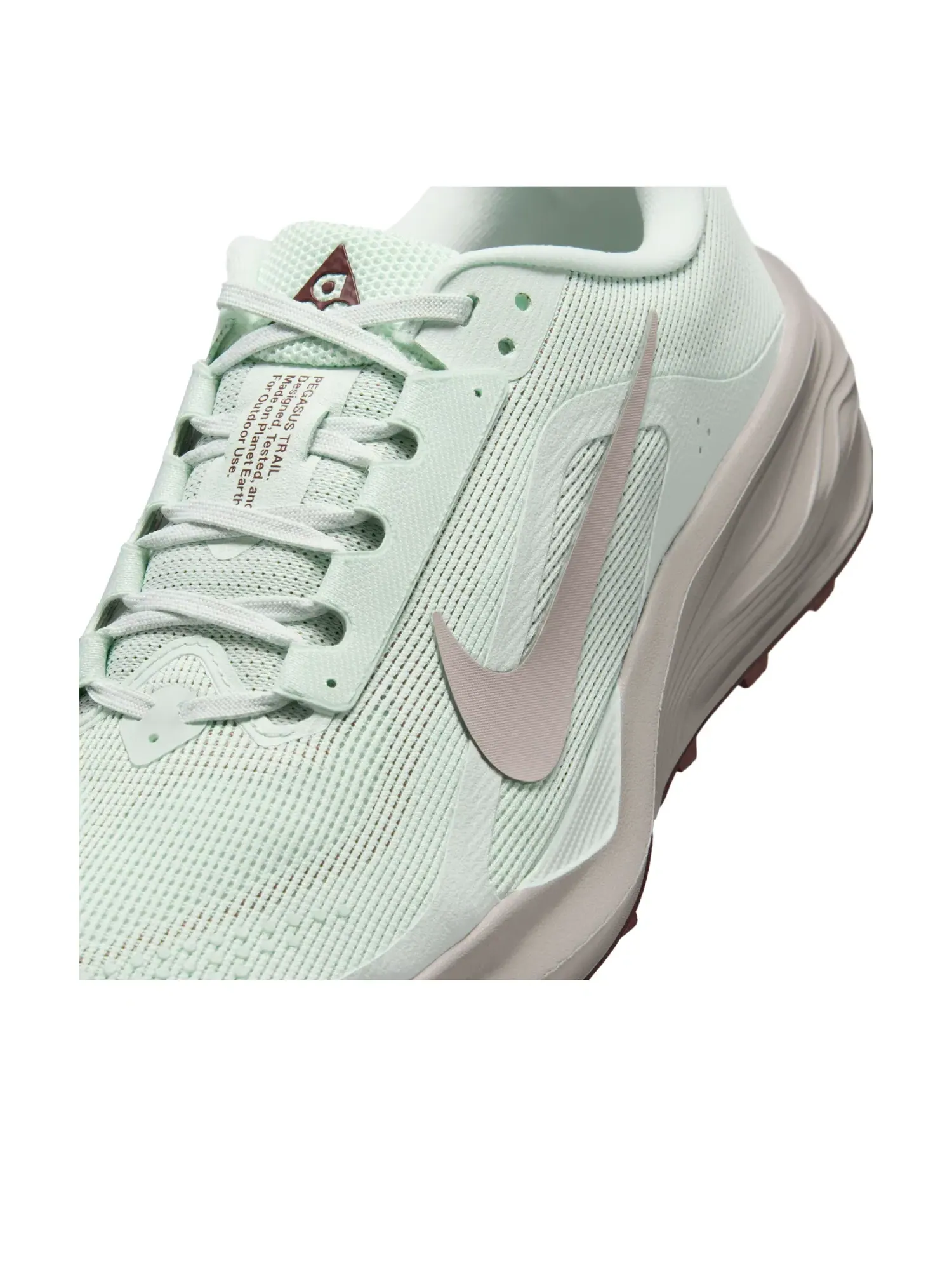 Женские кроссовки для бега по пересеченной местности с шнуровкой Nike ACG Pegasus Trail — изображение 6 из 7, зеленый