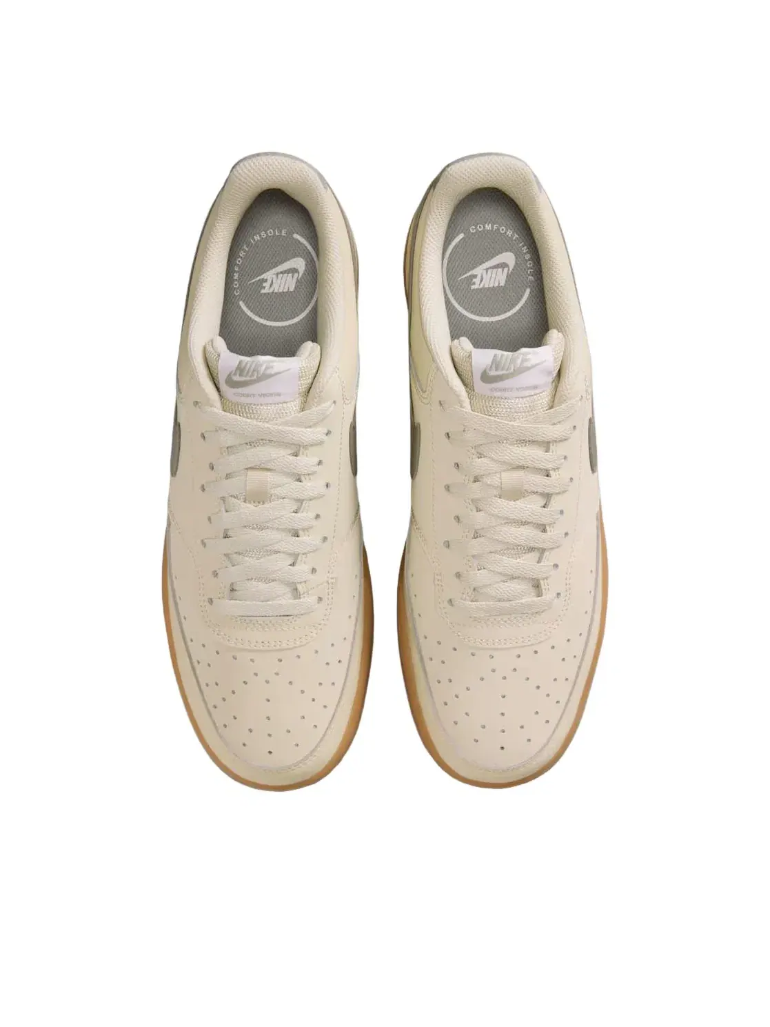 Кроссовки Nike Court Vision Low Premium 'Light Khaki' HV8139-200 — изображение 3 из 5, коричневый