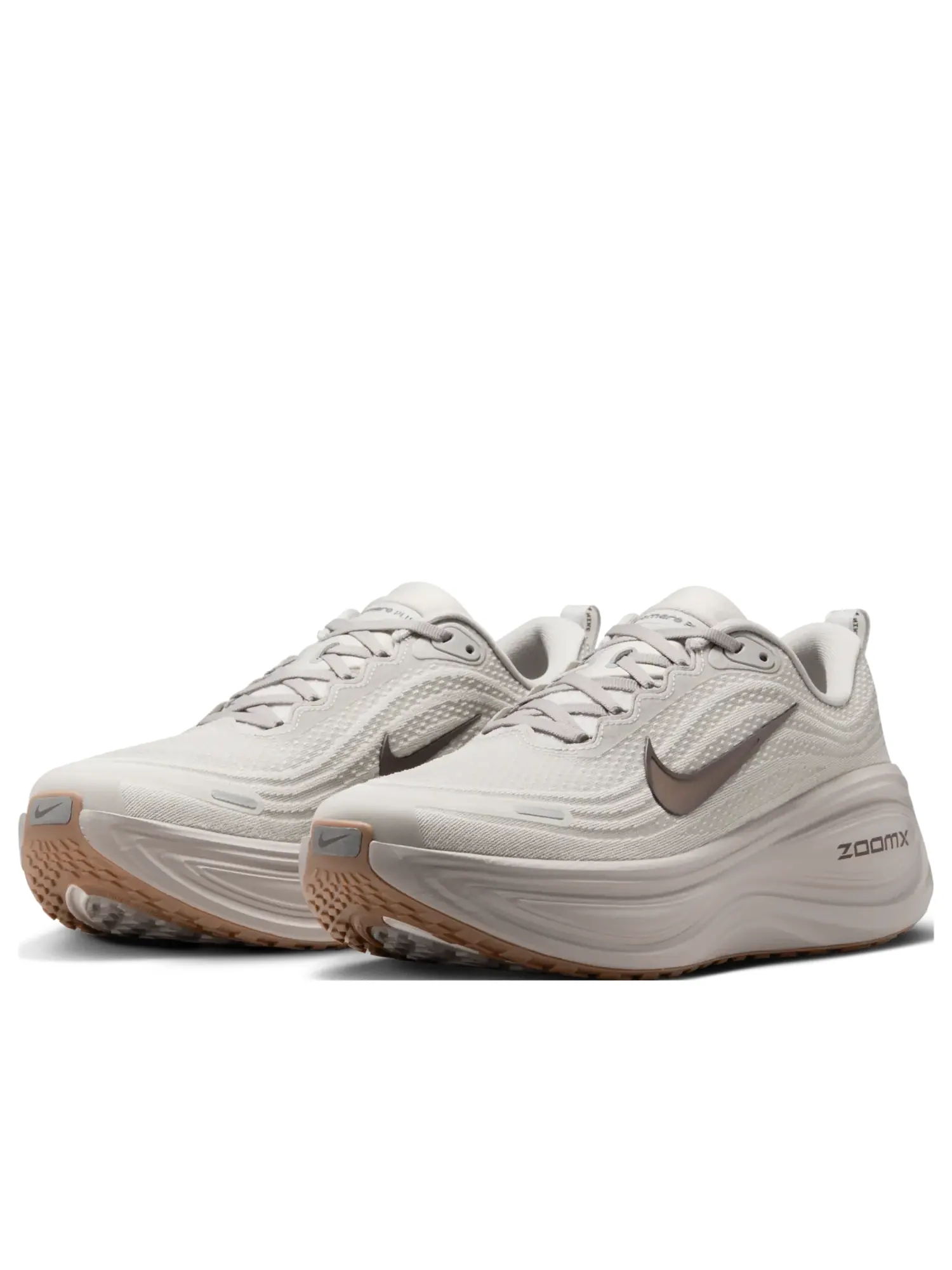 Кроссовки Nike ZoomX Vomero Plus 'College Grey Light Iron Ore Gum Medium Brown' — изображение 4 из 6, бежевый