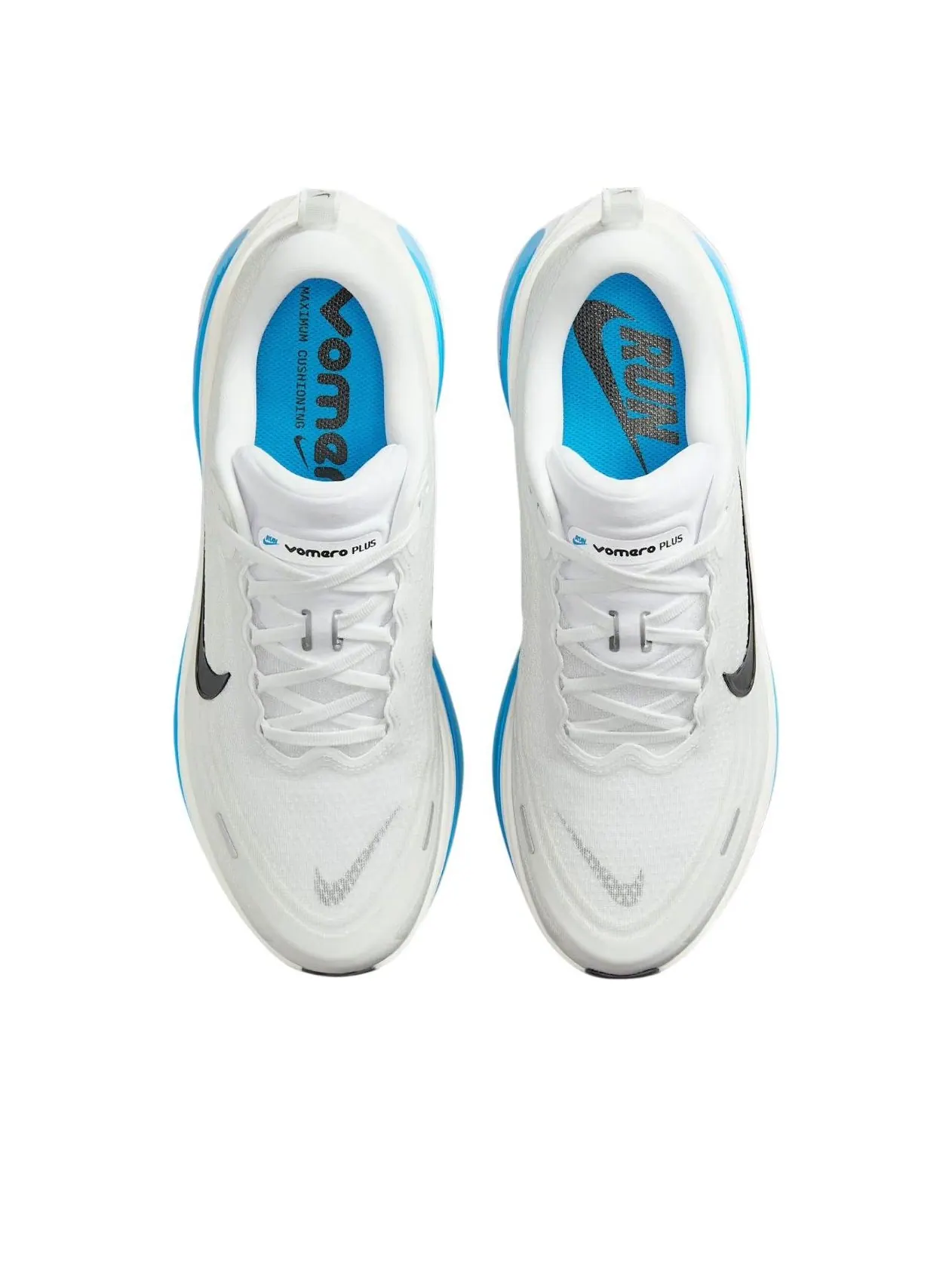 Кроссовки Nike Vomero Plus 'White Blue Hero' — изображение 3 из 5, белый