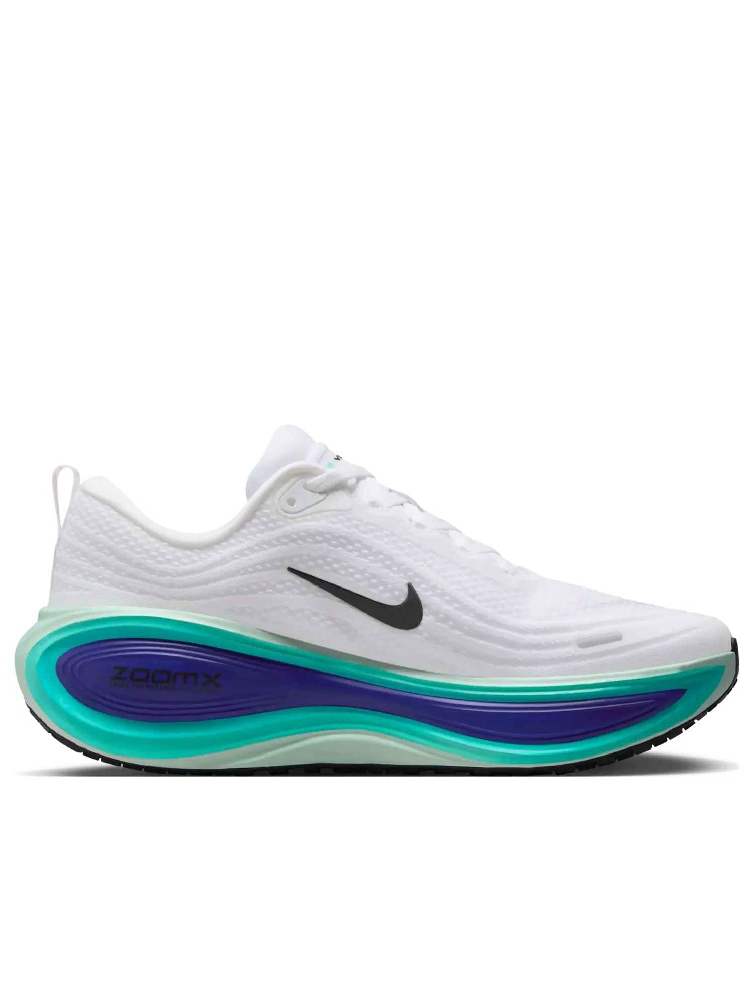 Кроссовки Nike ZoomX Vomero Plus 'White Bright Concord Hyper Turquoise' — изображение 2 из 5, белый