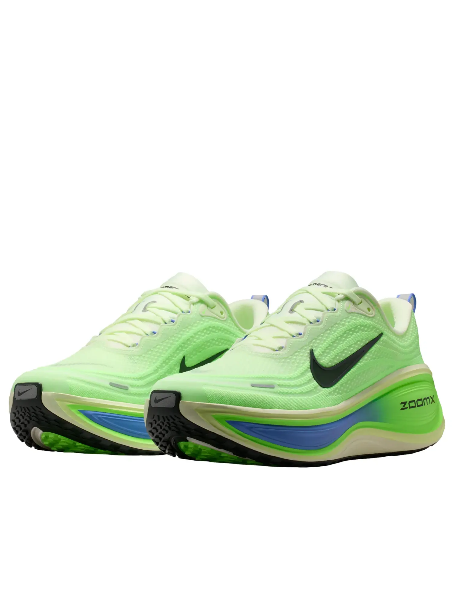 Кроссовки Nike Air Zoom Vomero Plus 'Volt Tint Lime Blast Sapphire' HV8150-702 — изображение 4 из 6, зеленый