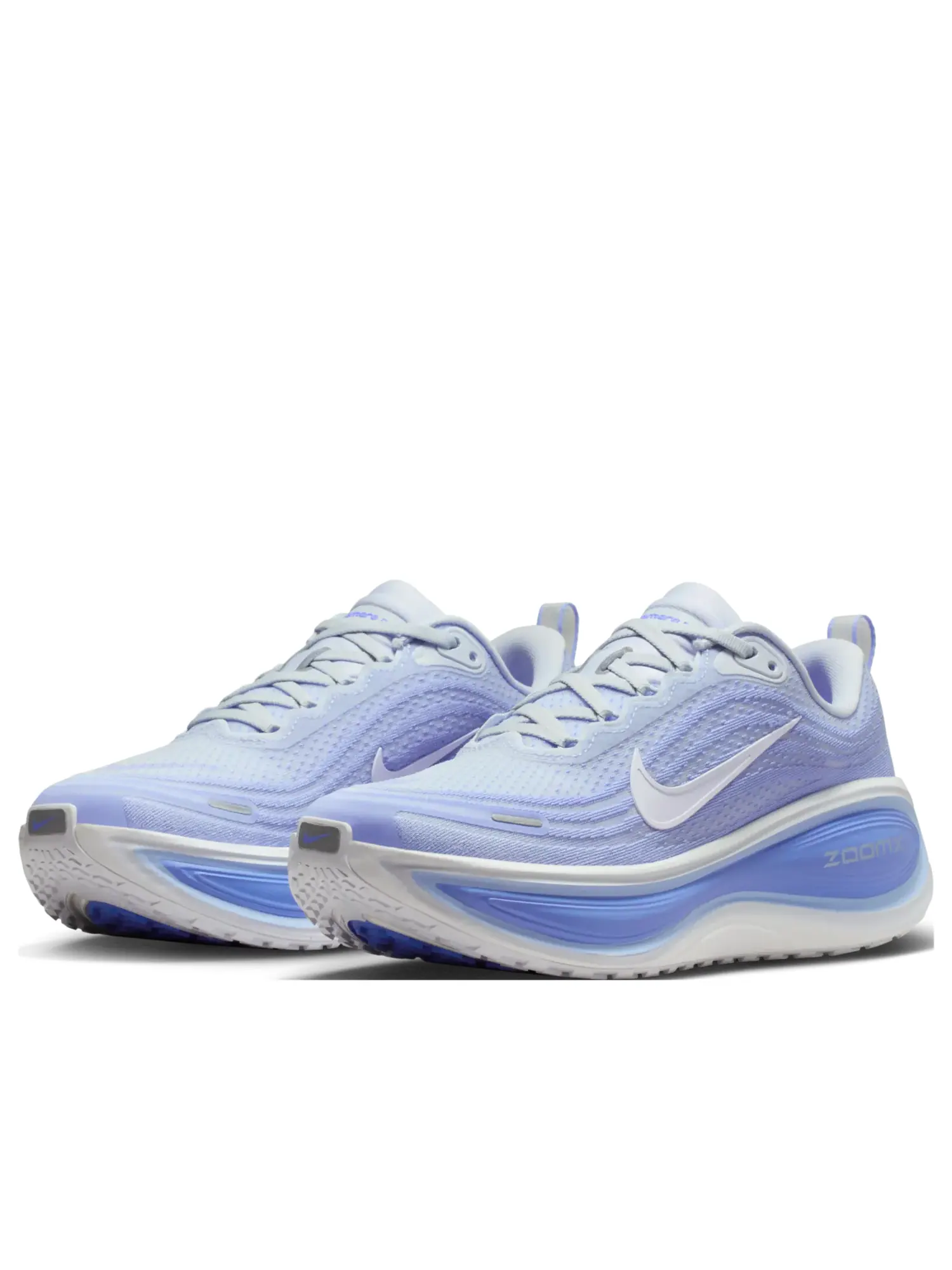 Кроссовки (WMNS) Nike ZoomX Vomero Plus 'Football Grey Aluminum Royal Pulse' — изображение 4 из 6, синий