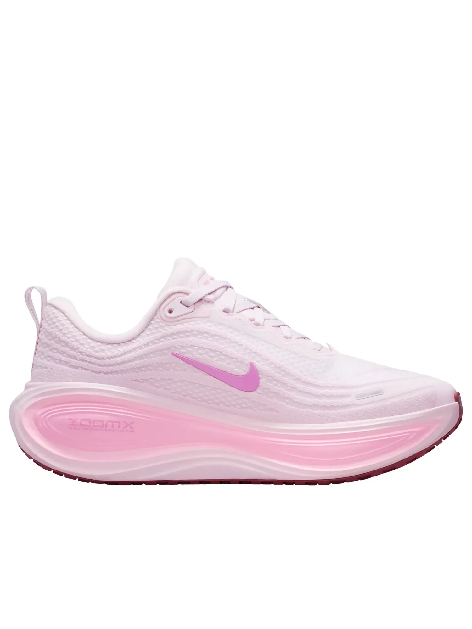 Женские кроссовки для бега с шнуровкой Air Zoom Vomero Plus Nike — изображение 2 из 6, розовый