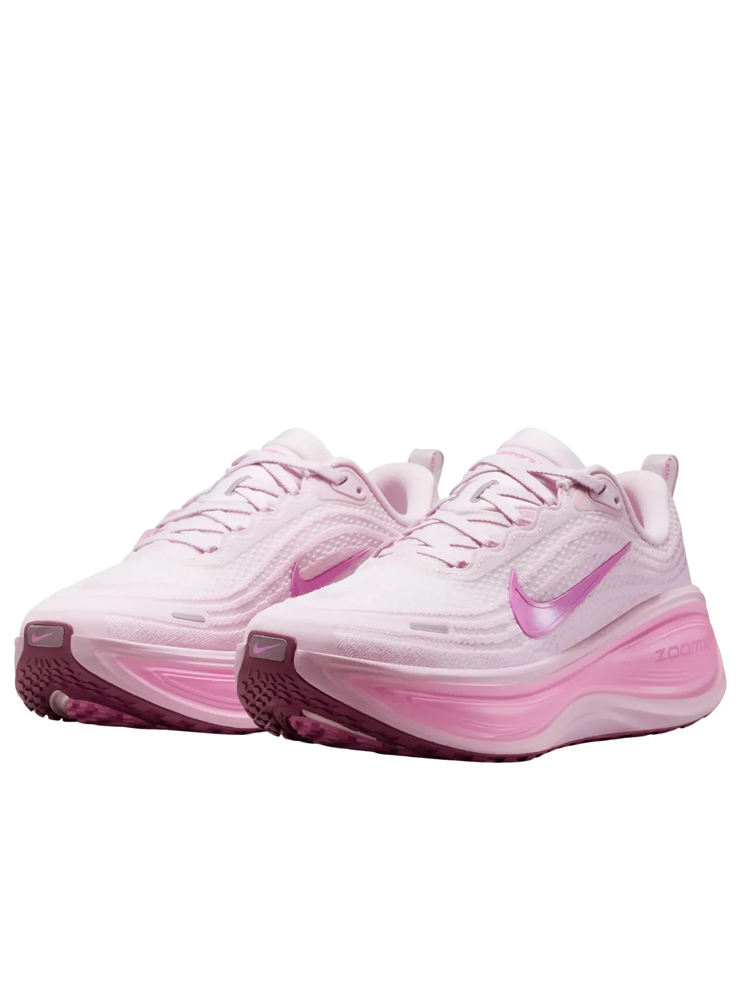 Женские кроссовки для бега с шнуровкой Air Zoom Vomero Plus Nike — изображение 4 из 6, розовый