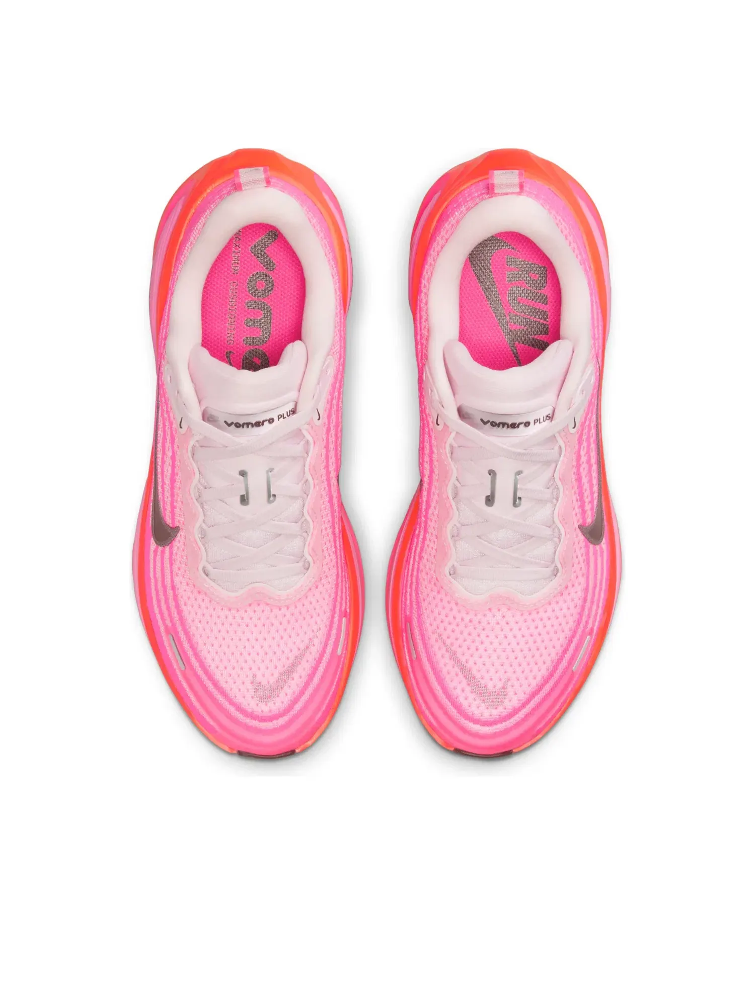 Женские кроссовки для бега с шнуровкой Air Zoom Vomero Plus Nike — изображение 2 из 6, розовый