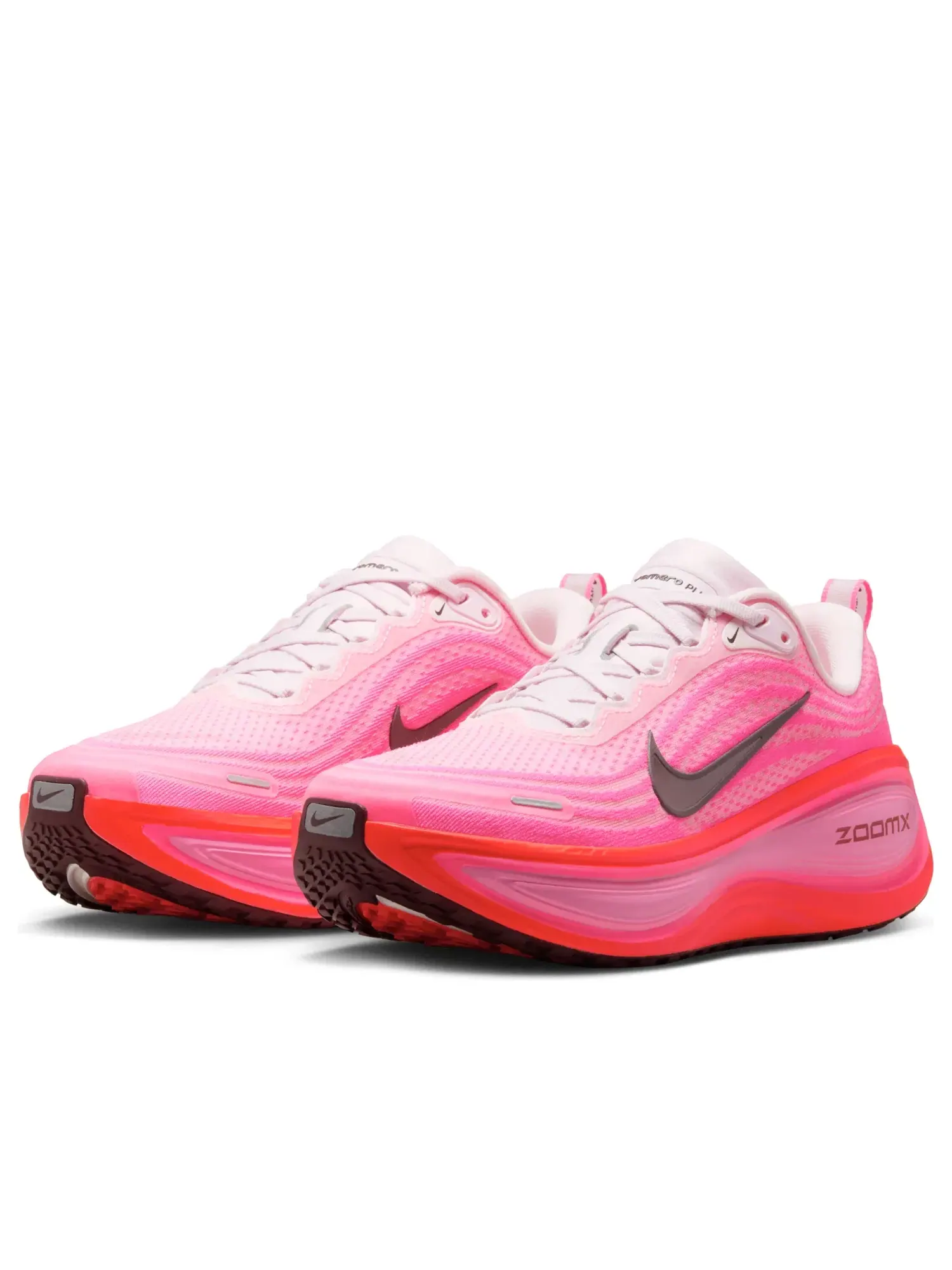 Женские кроссовки для бега с шнуровкой Air Zoom Vomero Plus Nike — изображение 4 из 6, розовый