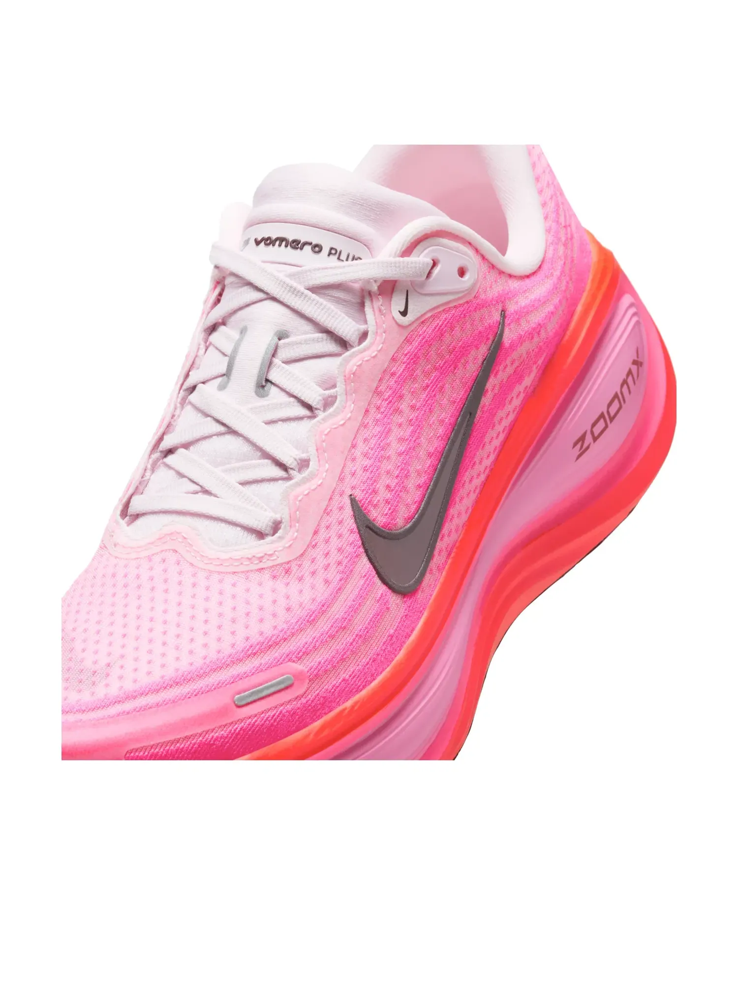 Женские кроссовки для бега с шнуровкой Air Zoom Vomero Plus Nike — изображение 5 из 6, розовый