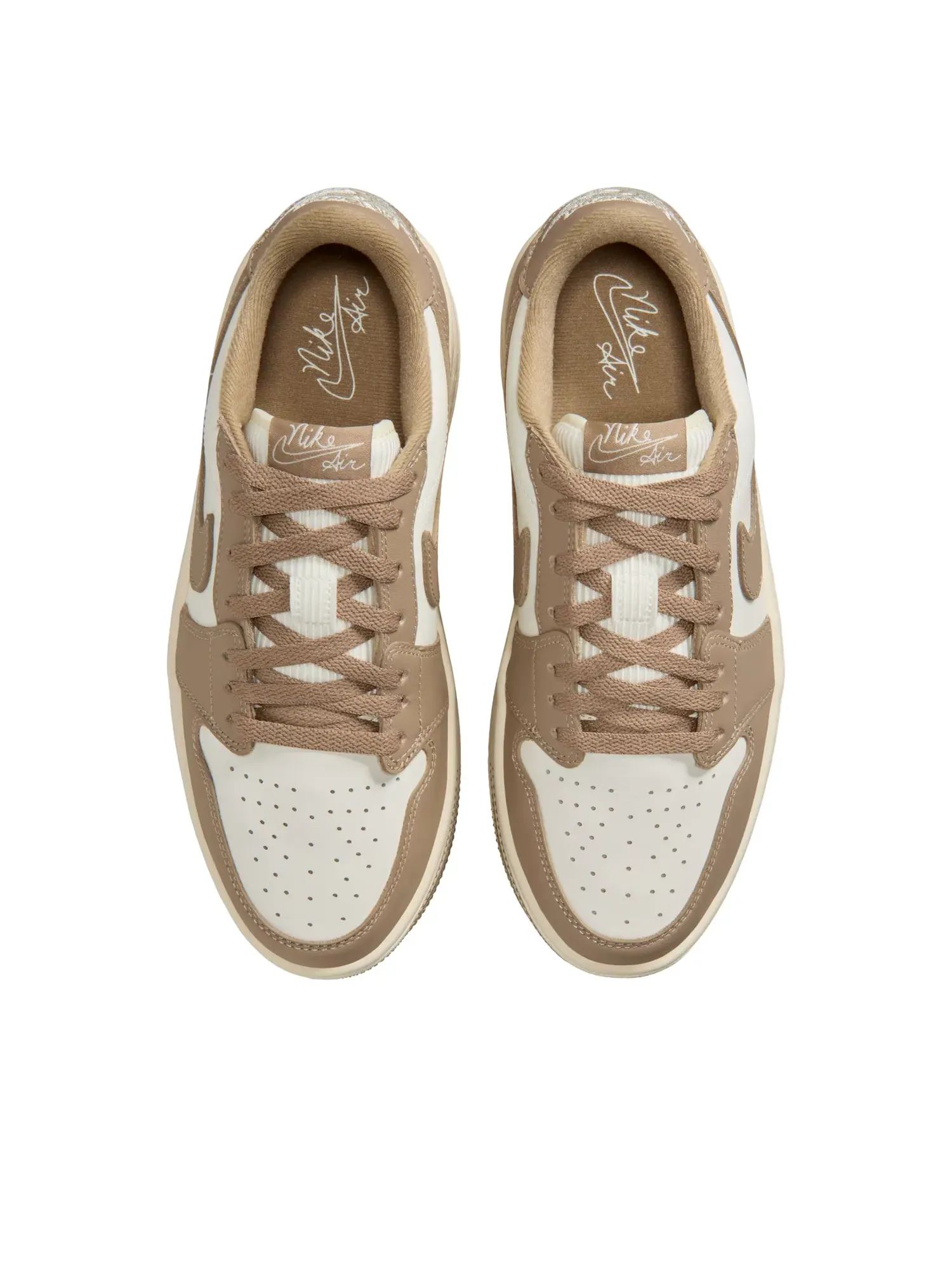 Кроссовки Jordan 1 Low 'Triple Stack Khaki Sail' HV8288-200 — изображение 2 из 6, коричневый