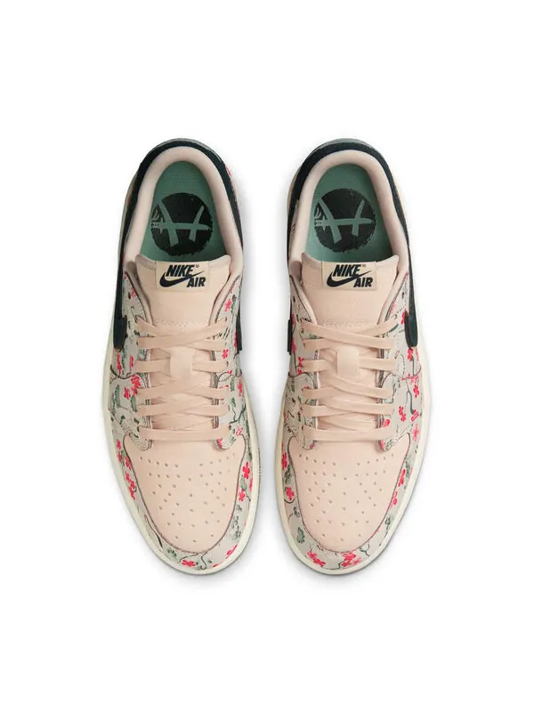 Кроссовки 1 low og x rui hachimura 'cranes' Air Jordan — изображение 4 из 4, черный