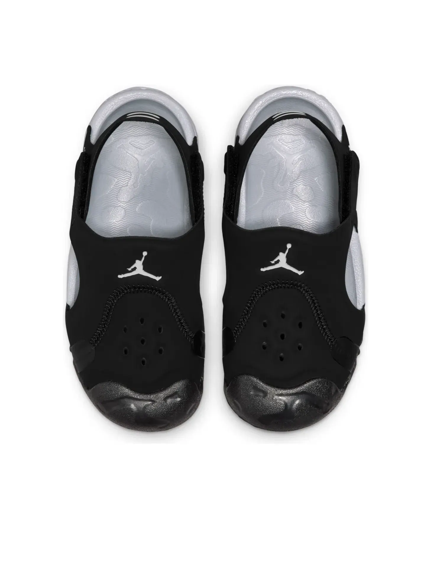 Сандалии Air Jordan Otdr 'Black White Wolf Grey' HV8552-001 — изображение 2 из 6, черный