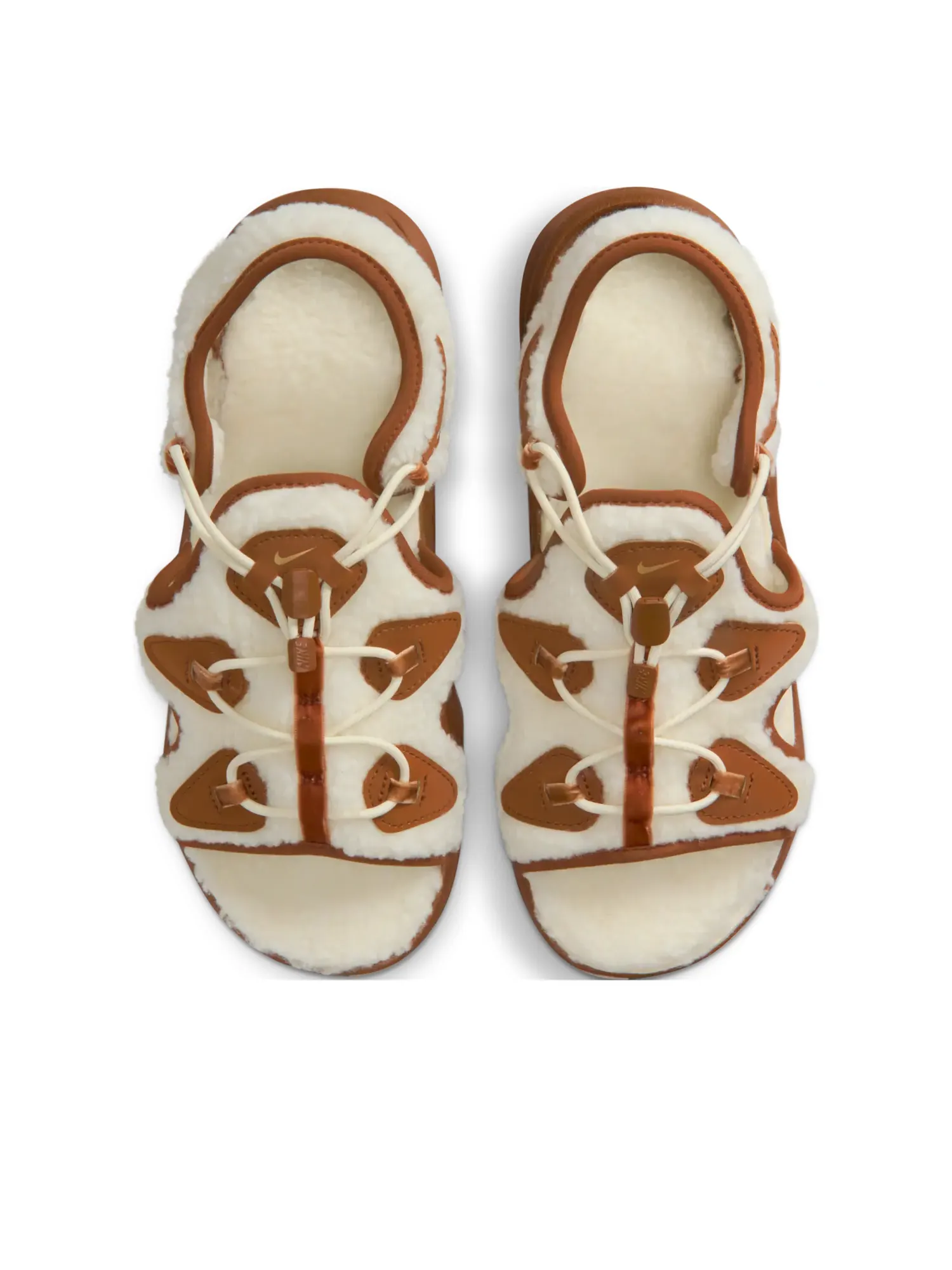 Сандалии (WMNS) Nike Air Max Koko Sandal 'Fur Light British Tan' — изображение 2 из 6, коричневый