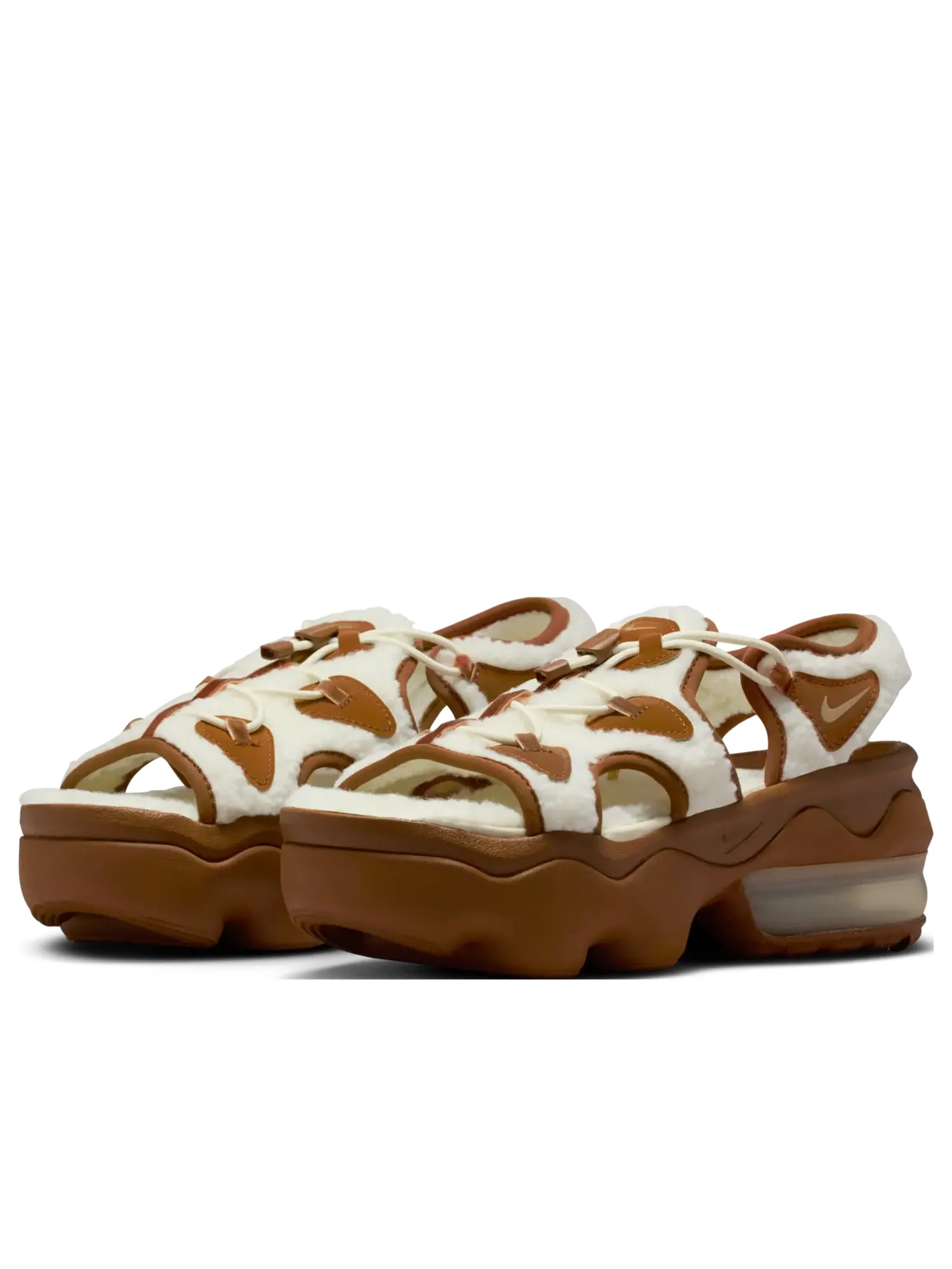 Сандалии (WMNS) Nike Air Max Koko Sandal 'Fur Light British Tan' — изображение 4 из 6, коричневый