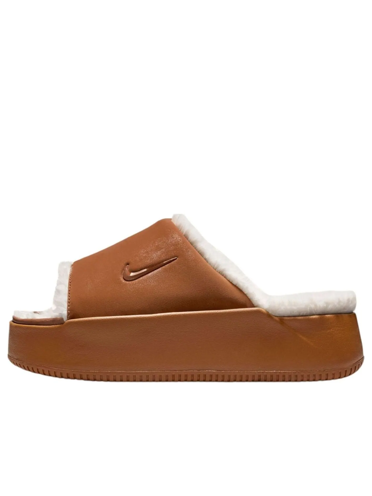 Шлепанцы Nike Calm Slides 'Light British Tan' — изображение 1 из 5, коричневый