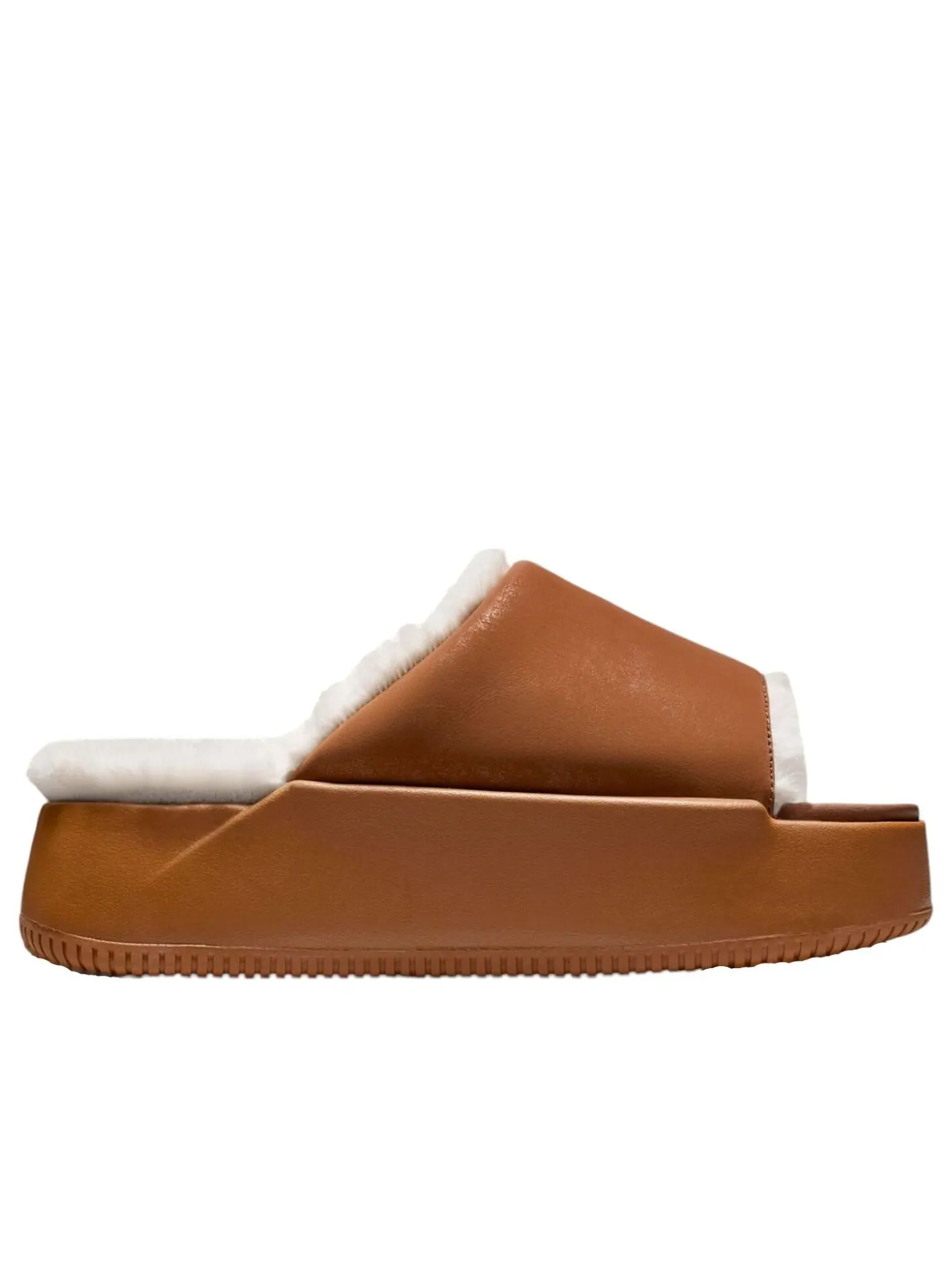 Шлепанцы Nike Calm Slides 'Light British Tan' — изображение 5 из 5, коричневый