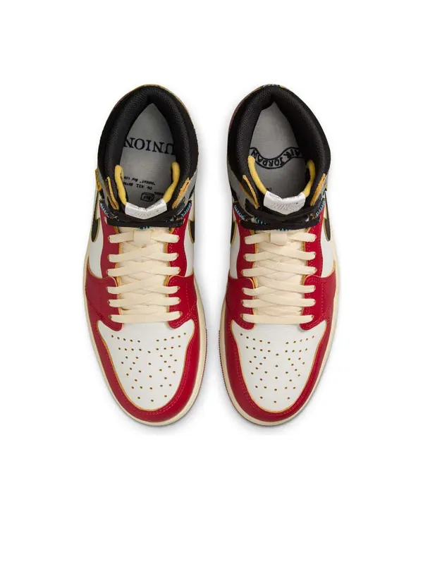 Кроссовки 1 high og sp x union Air Jordan — изображение 4 из 4, красный