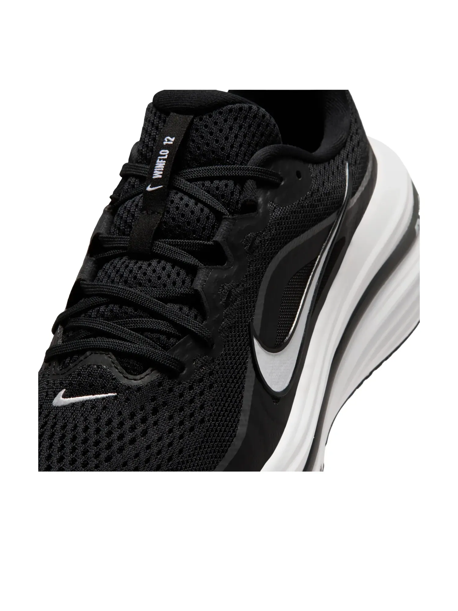 Кроссовки Nike Winflo 12 'Black White' — изображение 7 из 7, черный