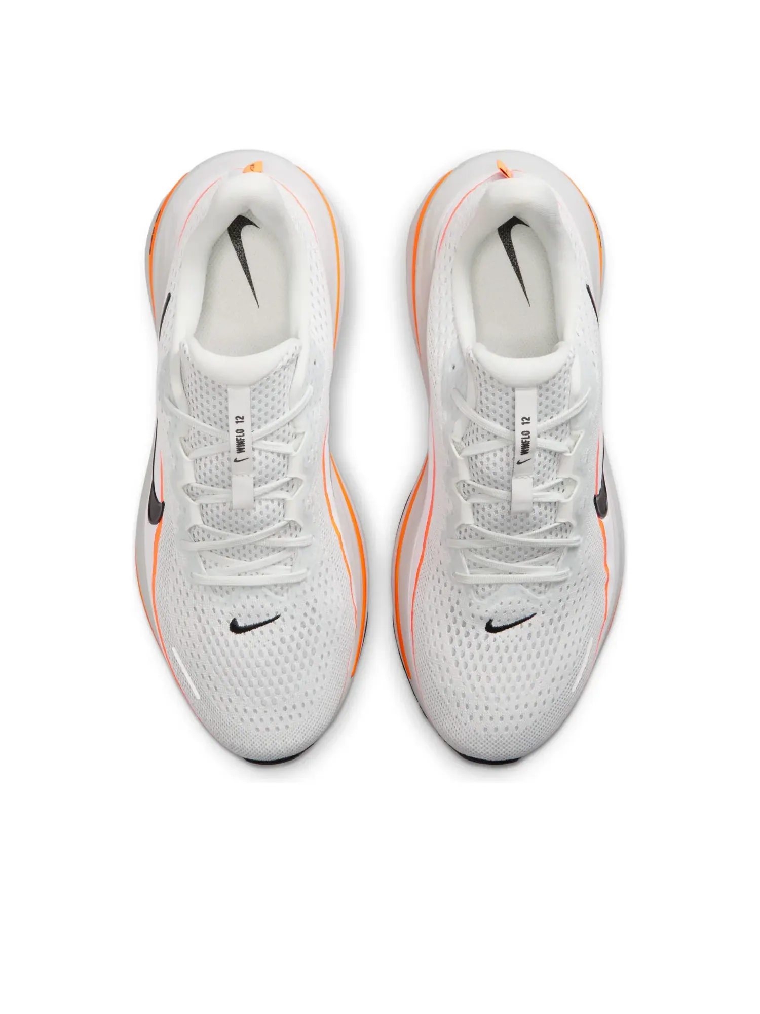 Кроссовки Nike Winflo 12 'Off White Black Total Orange' — изображение 2 из 7, белый