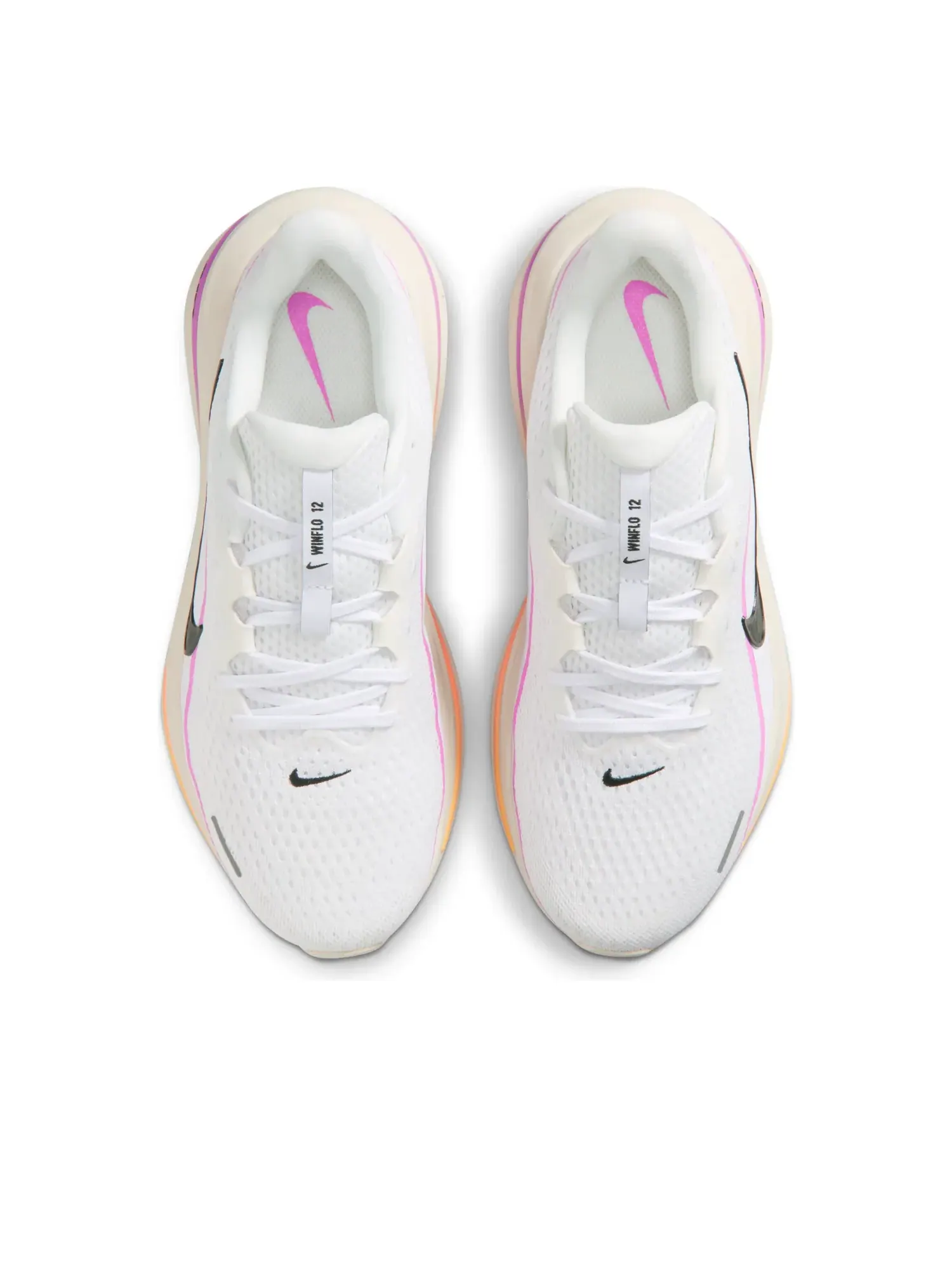 Кроссовки (WMNS) Nike Winflo 12 'White Black Light Magenta' — изображение 3 из 5, белый