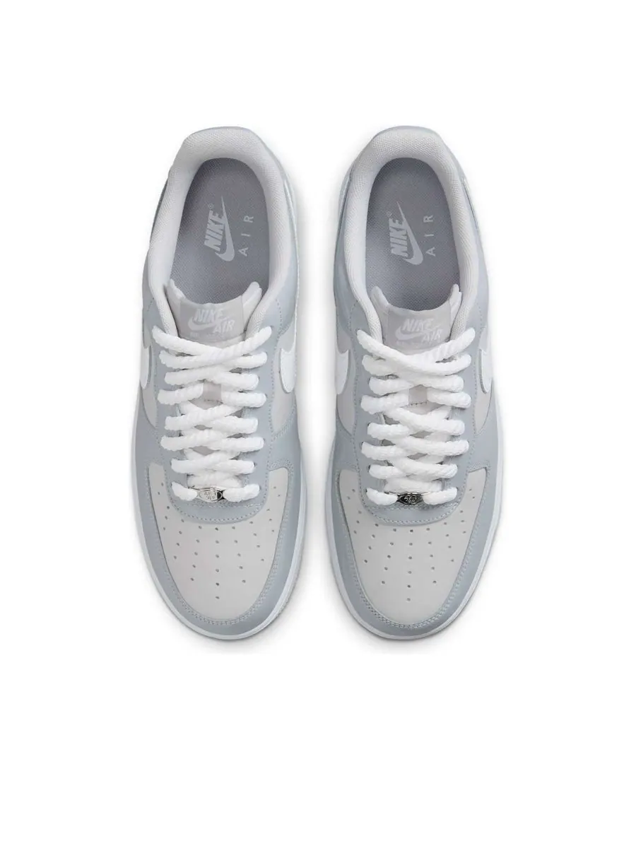 Кроссовки Nike Air Force 1 '07 LV8 'Wolf Grey Vast Grey' — изображение 4 из 6, серый