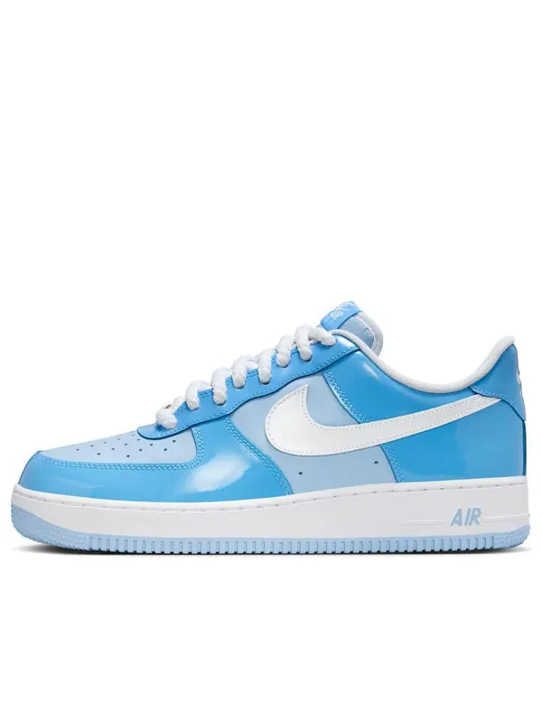 Кроссовки air force 1 low '07 lv8 'phychic blue white patent' Nike — изображение 1 из 4, синий/синий/белый