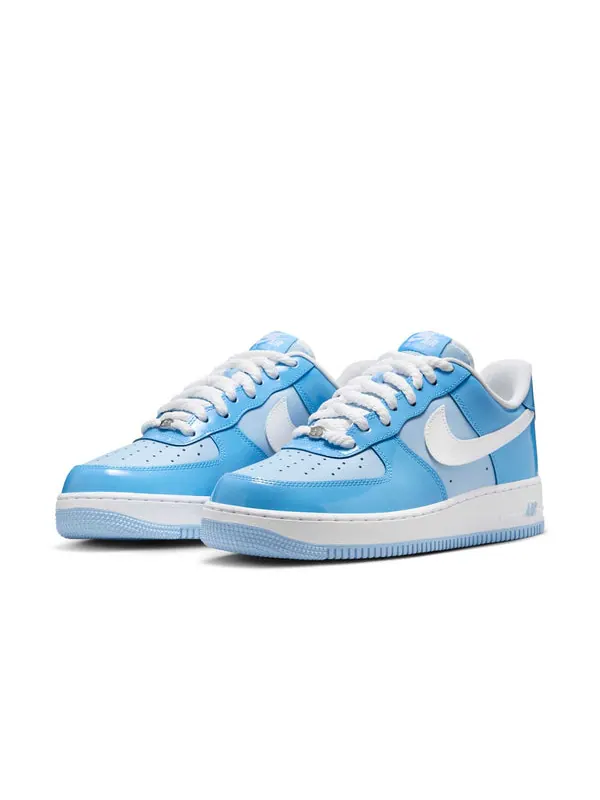 Кроссовки air force 1 low '07 lv8 'phychic blue white patent' Nike — изображение 3 из 4, синий/синий/белый