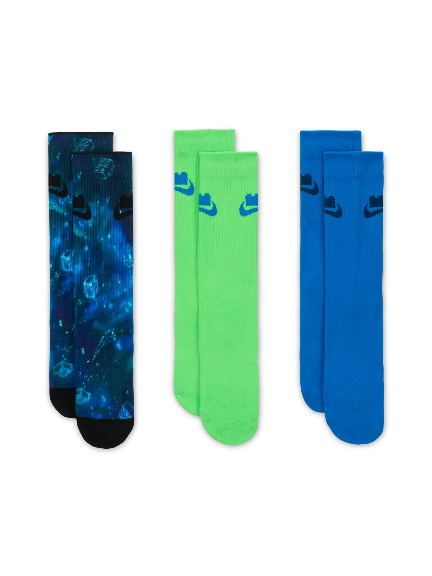 Кроссовки Nike x Lego Socks 'Brave Blue' — изображение 4 из 4, мульти