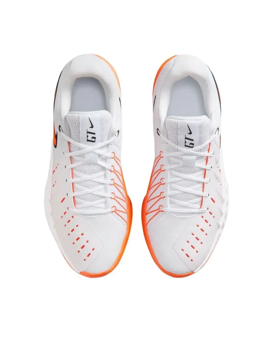 Кроссовки Nike Air Zoom GT Cut Academy 2 EP 'White Safety Orange' — изображение 4 из 6, белый