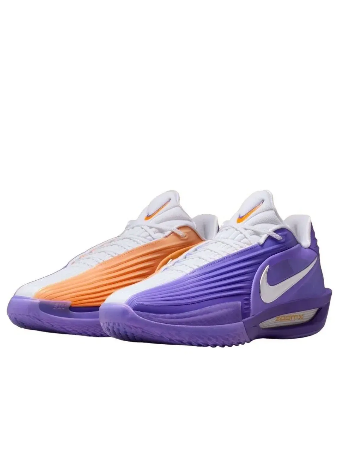 Кроссовки Nike GT Cut 3 Turbo 'Violet Haze Total Orange' — изображение 3 из 7, фиолетовый