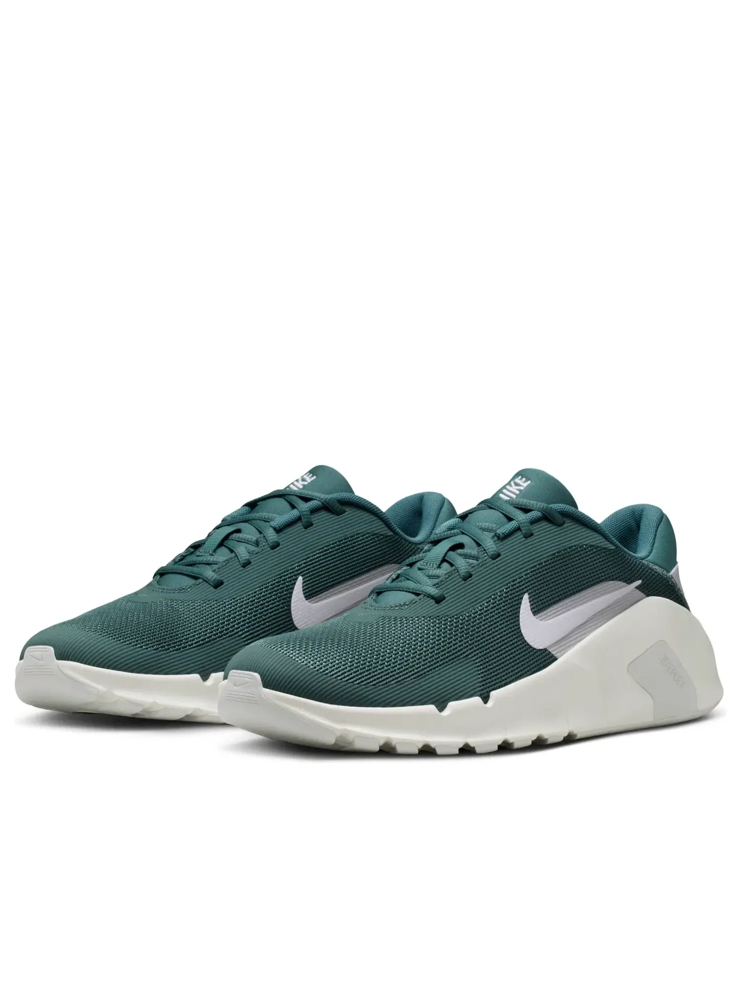 Мужские кроссовки для тренировок с шнуровкой Flex Train Nike — изображение 2 из 6, зеленый