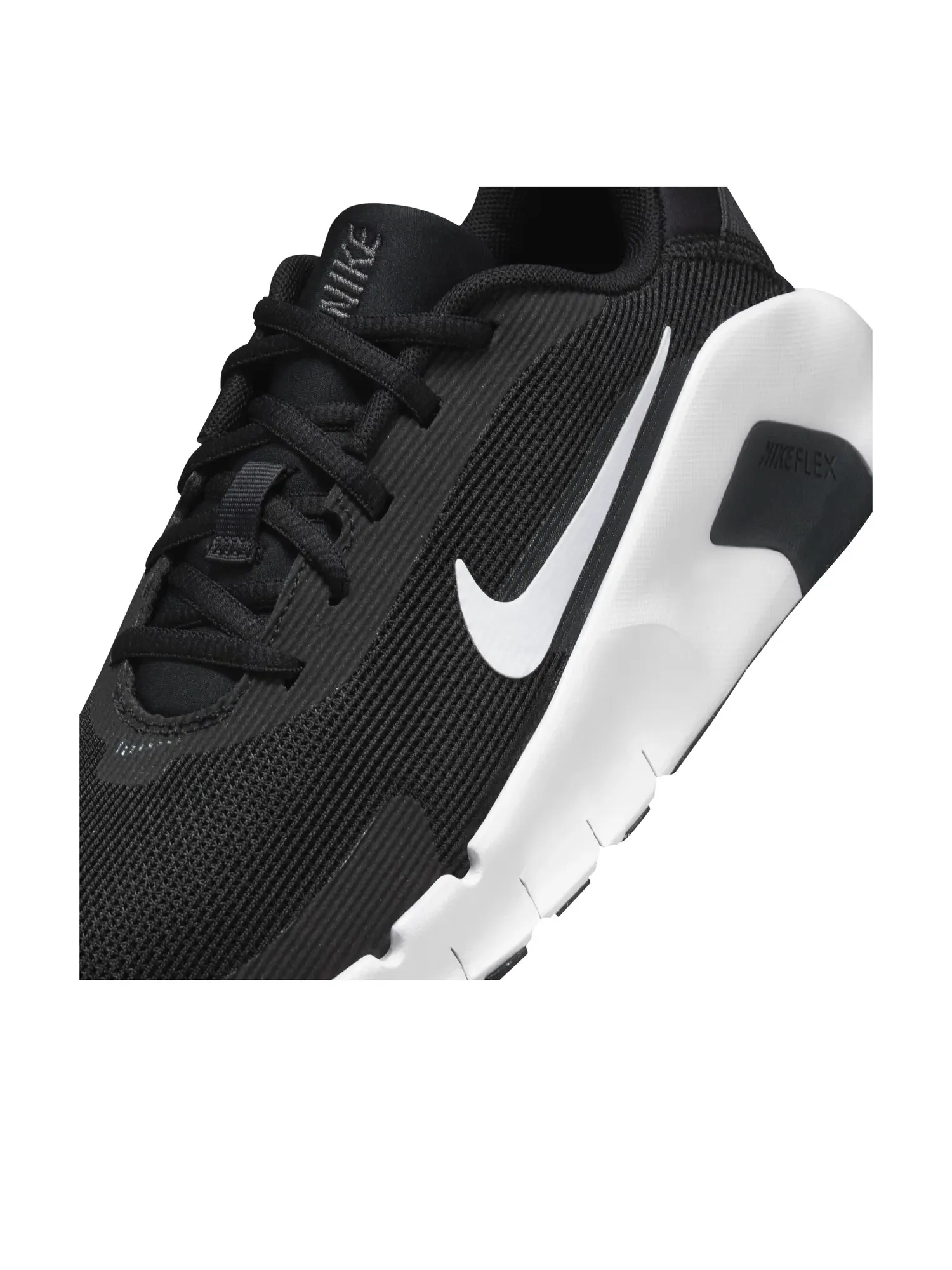 Женские кроссовки для тренировок с шнуровкой Flex Train Nike — изображение 6 из 7, черный