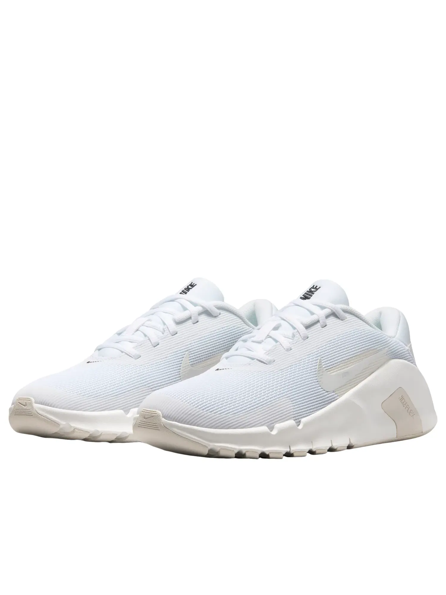 Женские кроссовки для тренировок с шнуровкой Flex Train White Sail Phantom Nike — изображение 5 из 7, синий