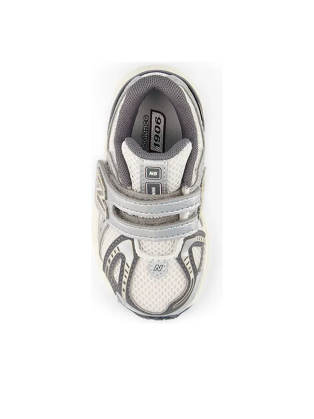 Кроссовки (TD) New Balance 1906 Hook & Loop 'Metallic Silver Castle Grey' — изображение 3 из 5, серебряный