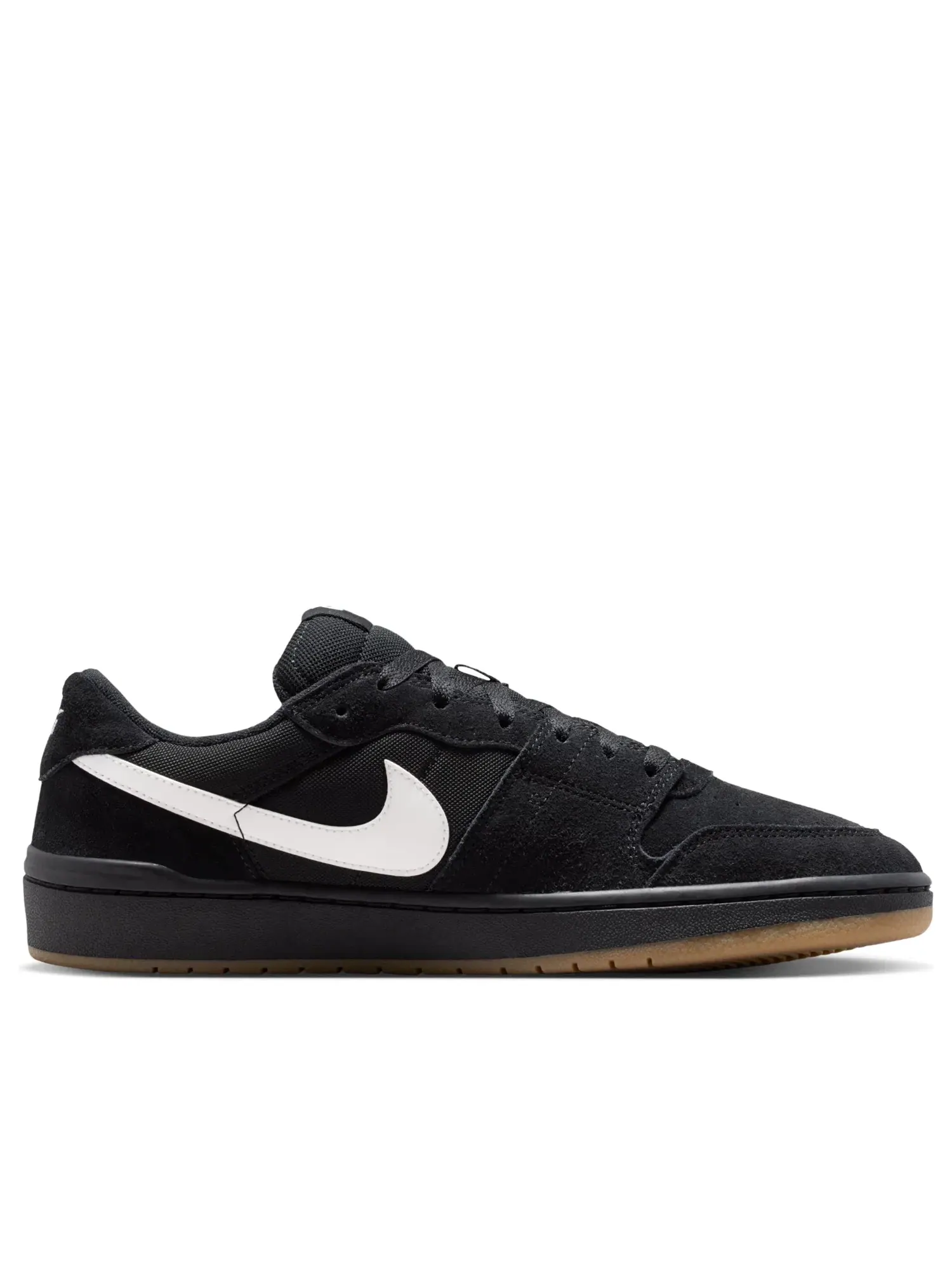 Мужские кроссовки из замши с шнуровкой Nike SB Code 58 Black Gum — изображение 2 из 7, черный