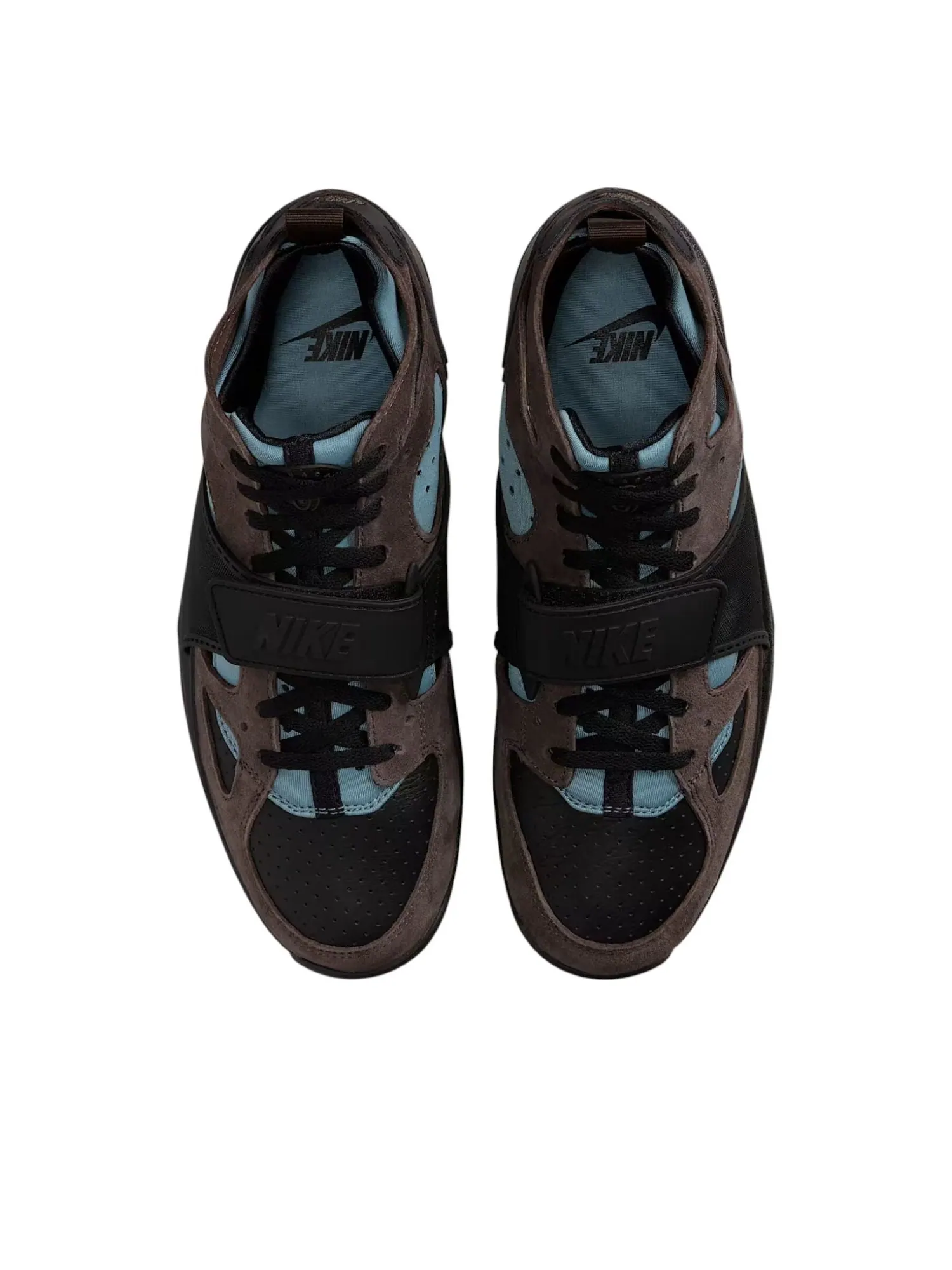 Кроссовки Nike Air Trainer Huarache 'Black Smokey Blue Velvet Brown' — изображение 2 из 6