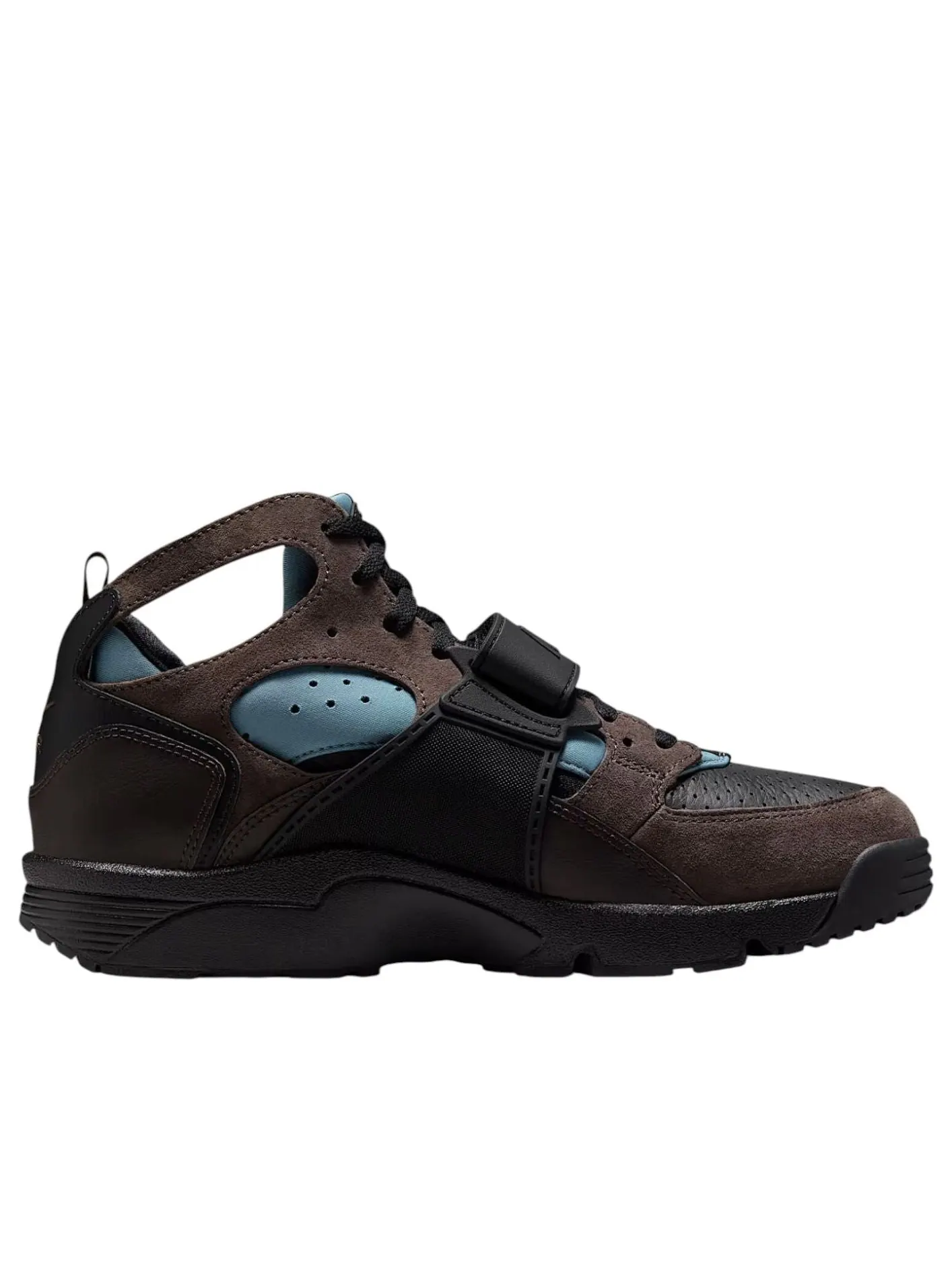 Кроссовки Nike Air Trainer Huarache 'Black Smokey Blue Velvet Brown' — изображение 6 из 6