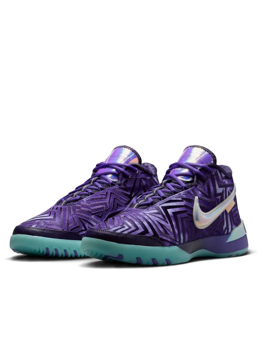 Кроссовки Nike Zoom LeBron NXXT Genisus EP 'Monopoly Persian Violet' — изображение 3 из 6, фиолетовый