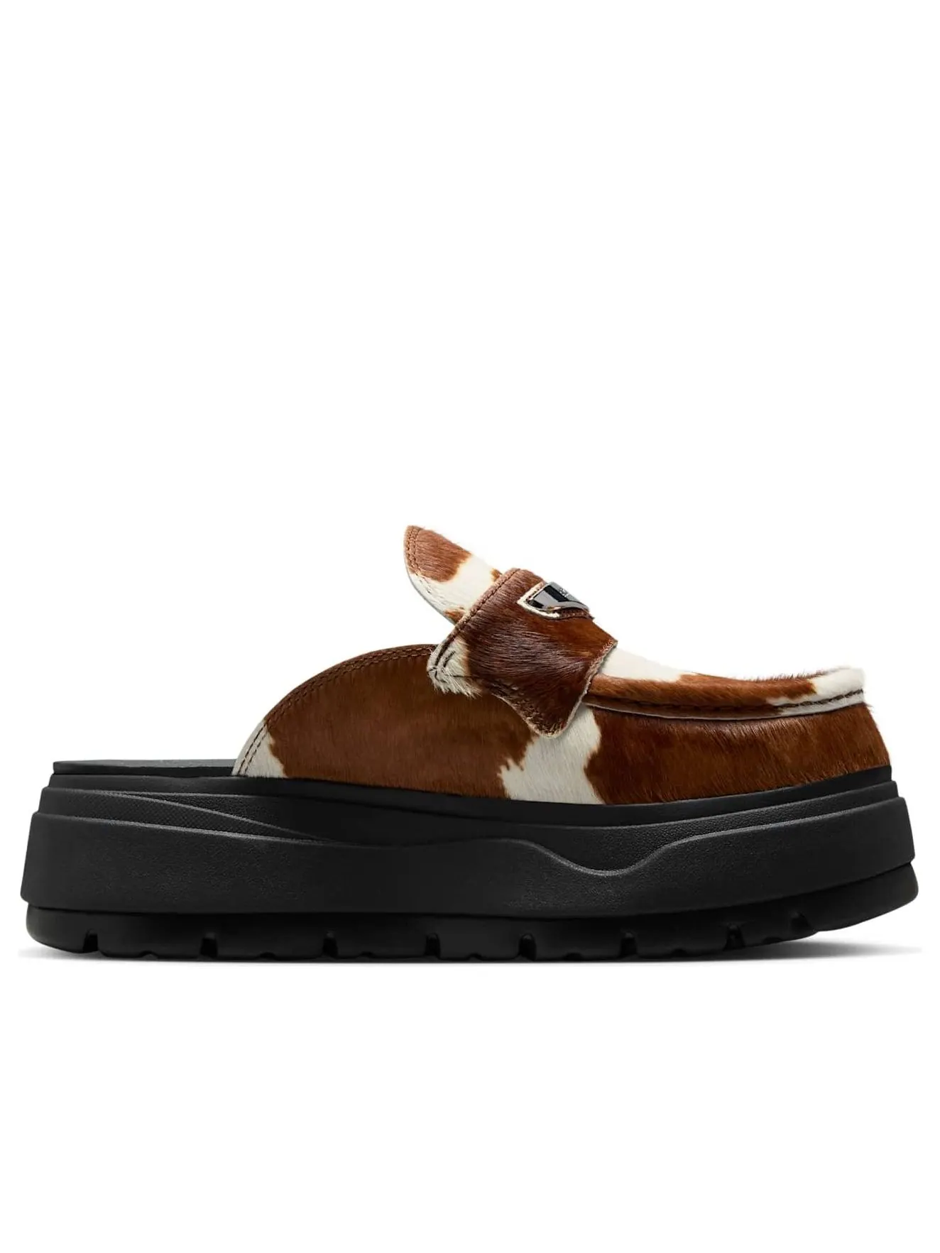 Сандалии (WMNS) Air Jordan Mule 'Cowprint' — изображение 5 из 5, коричневый