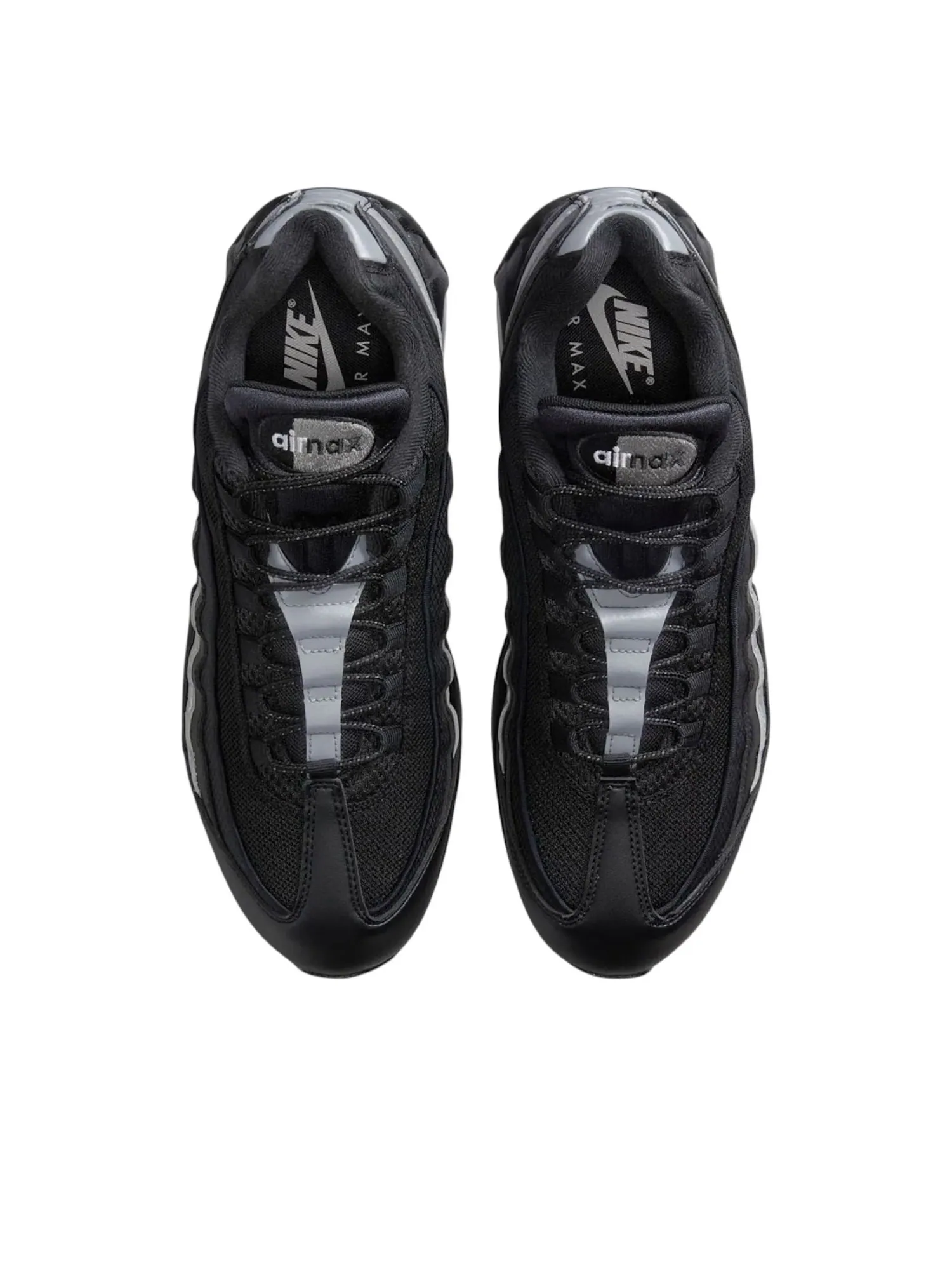 Кроссовки Nike Air Max 95 'Metallic Silver' — изображение 2 из 5, черный