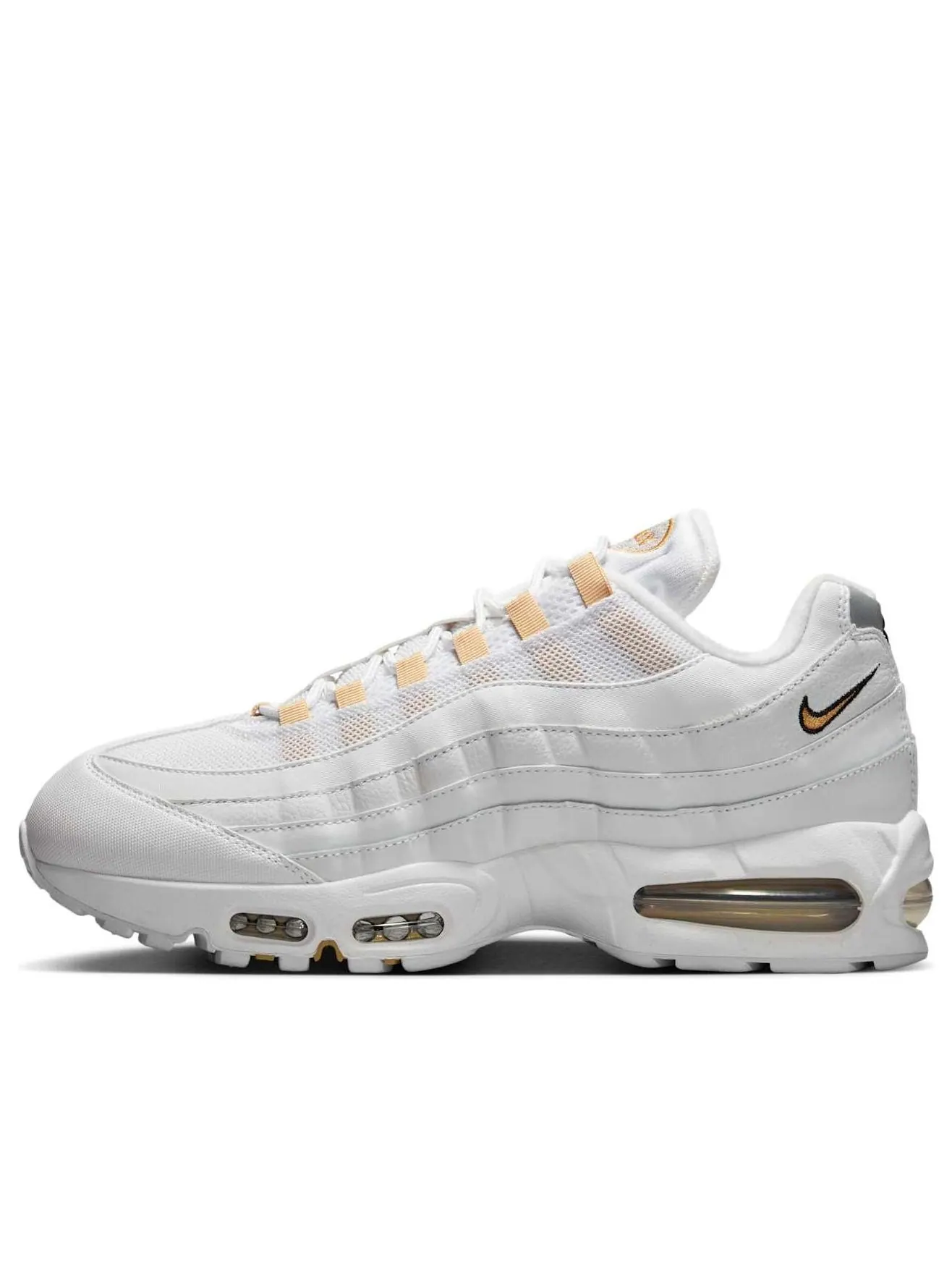 Кроссовки Nike Air Max 95 'White Metallic Gold' — изображение 1 из 6