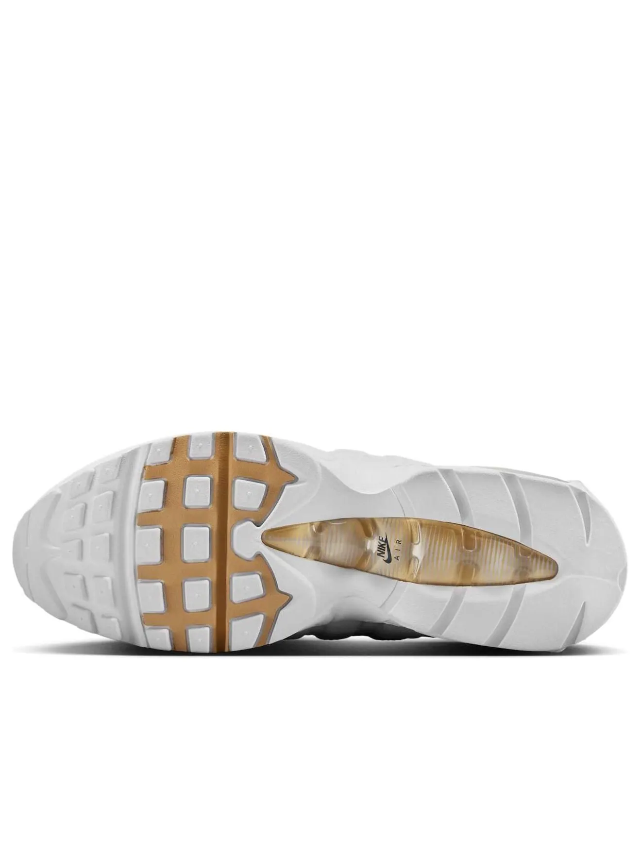 Кроссовки Nike Air Max 95 'White Metallic Gold' — изображение 5 из 6