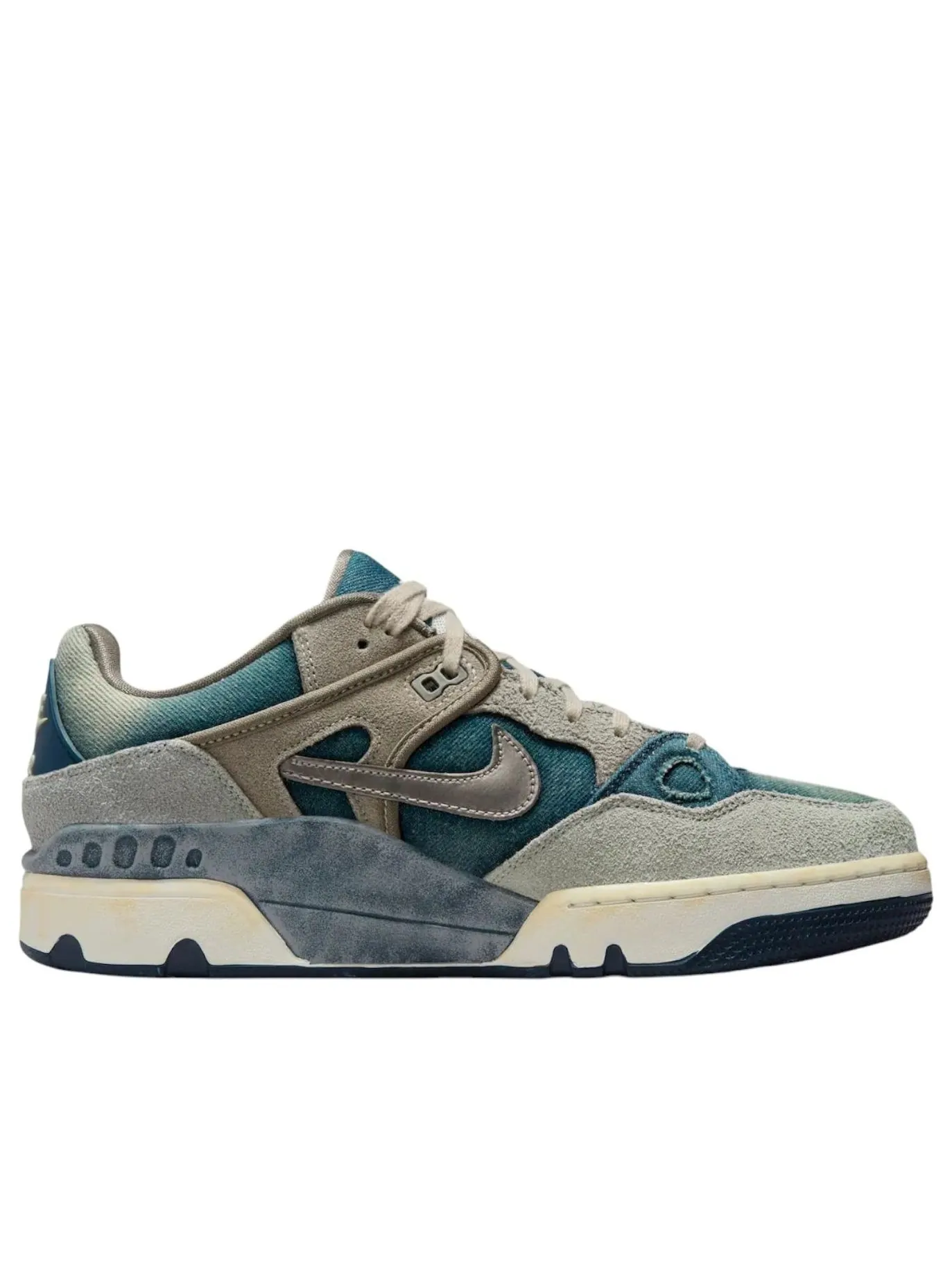 Кроссовки Nike x NIGO x Levi’s Air Force 3 Low OGIN Version 'Olive Grey' — изображение 2 из 6, серый
