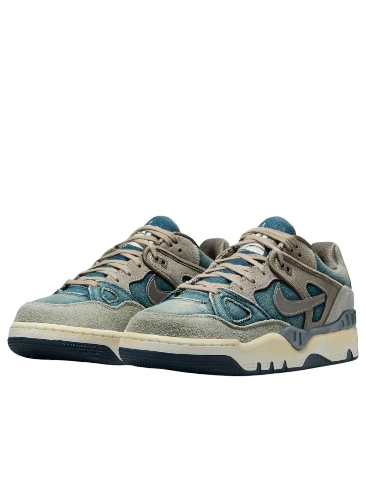Кроссовки Nike x NIGO x Levi’s Air Force 3 Low OGIN Version 'Olive Grey' — изображение 3 из 6, серый