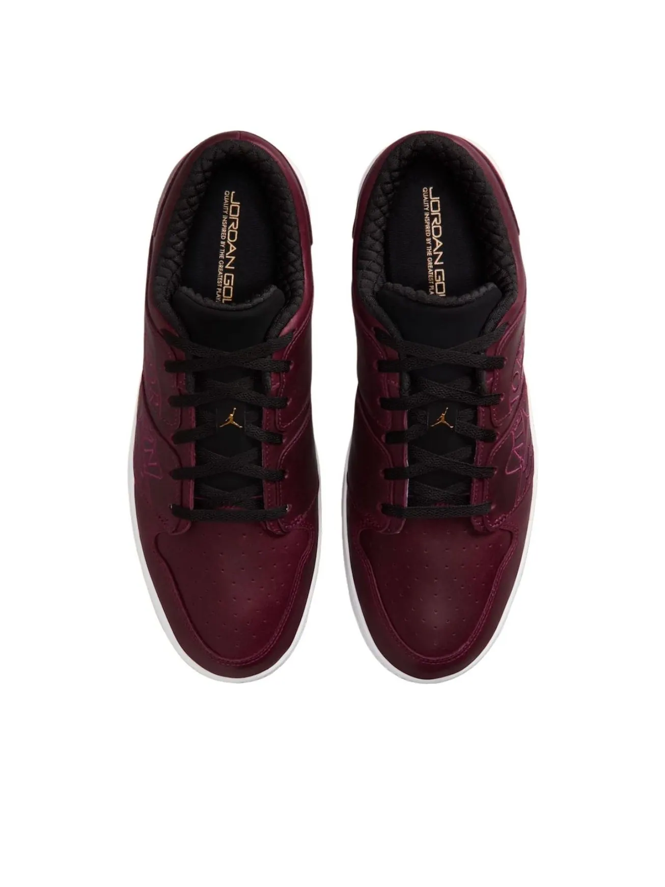 Air Jordan Nu Retro 1 Low Golf 'Bordeaux White Black' — изображение 3 из 5, белый/черный