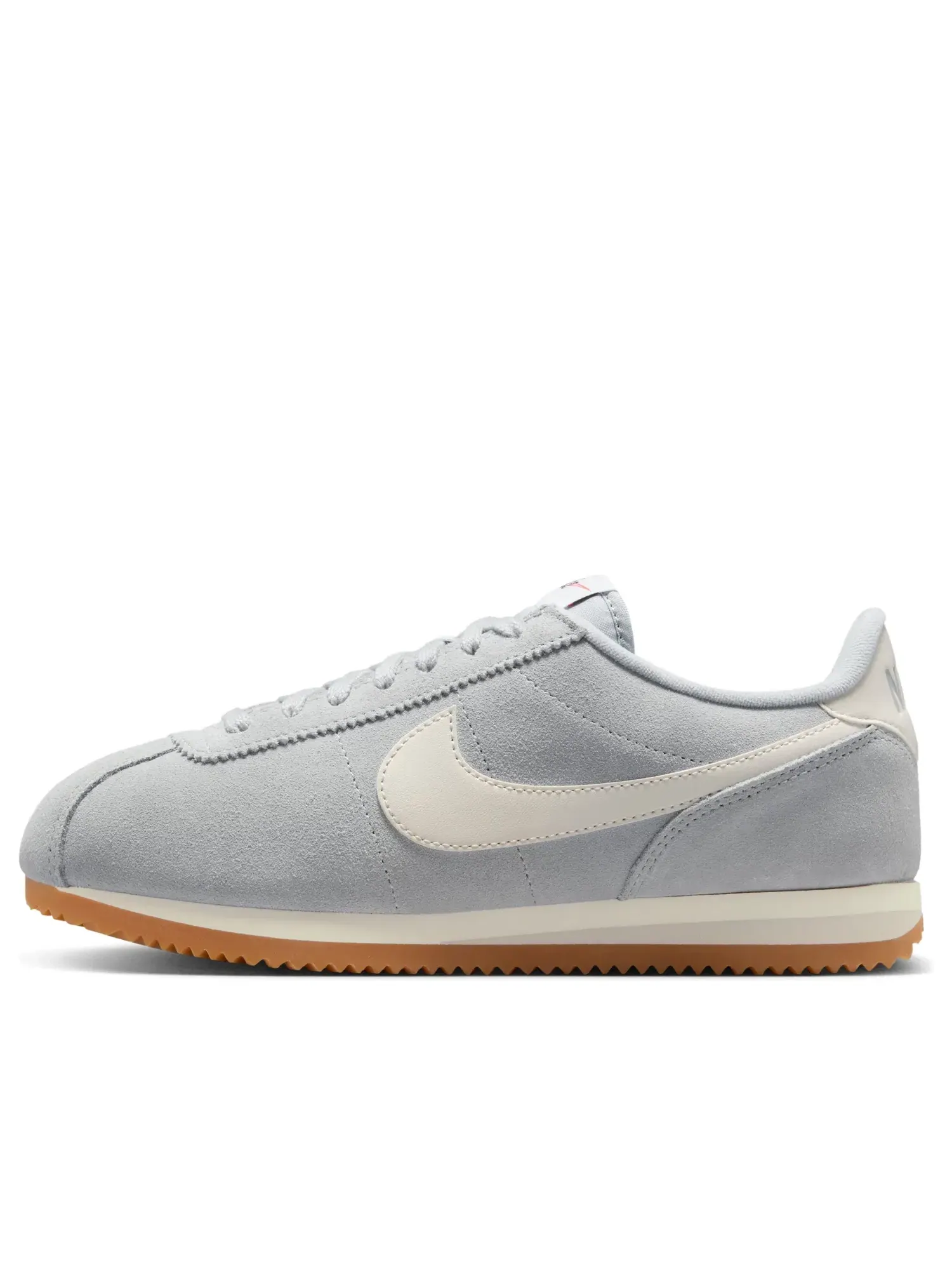 Женские кроссовки с замшевым верхом Nike Cortez Light Smoke Grey — изображение 1 из 7, серый