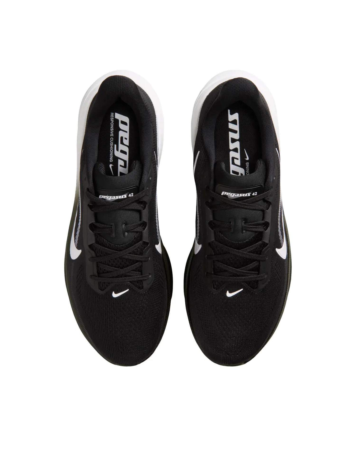 Кроссовки Nike Air Zoom Pegasus 42 'Black White' IB1873-001 — изображение 2 из 6, черный